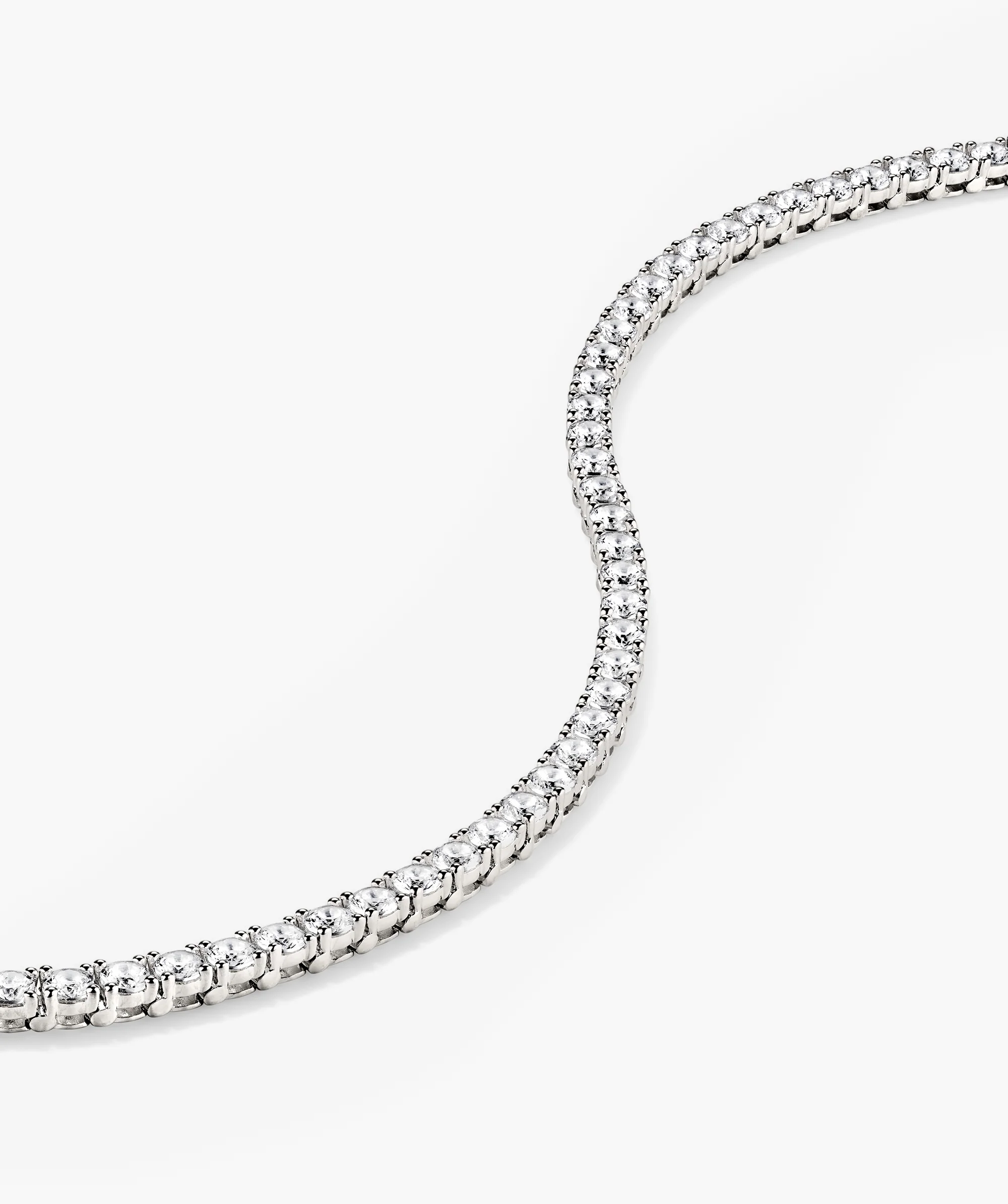 Lab Grown Sapphire Tennis Bracelet - Image 9