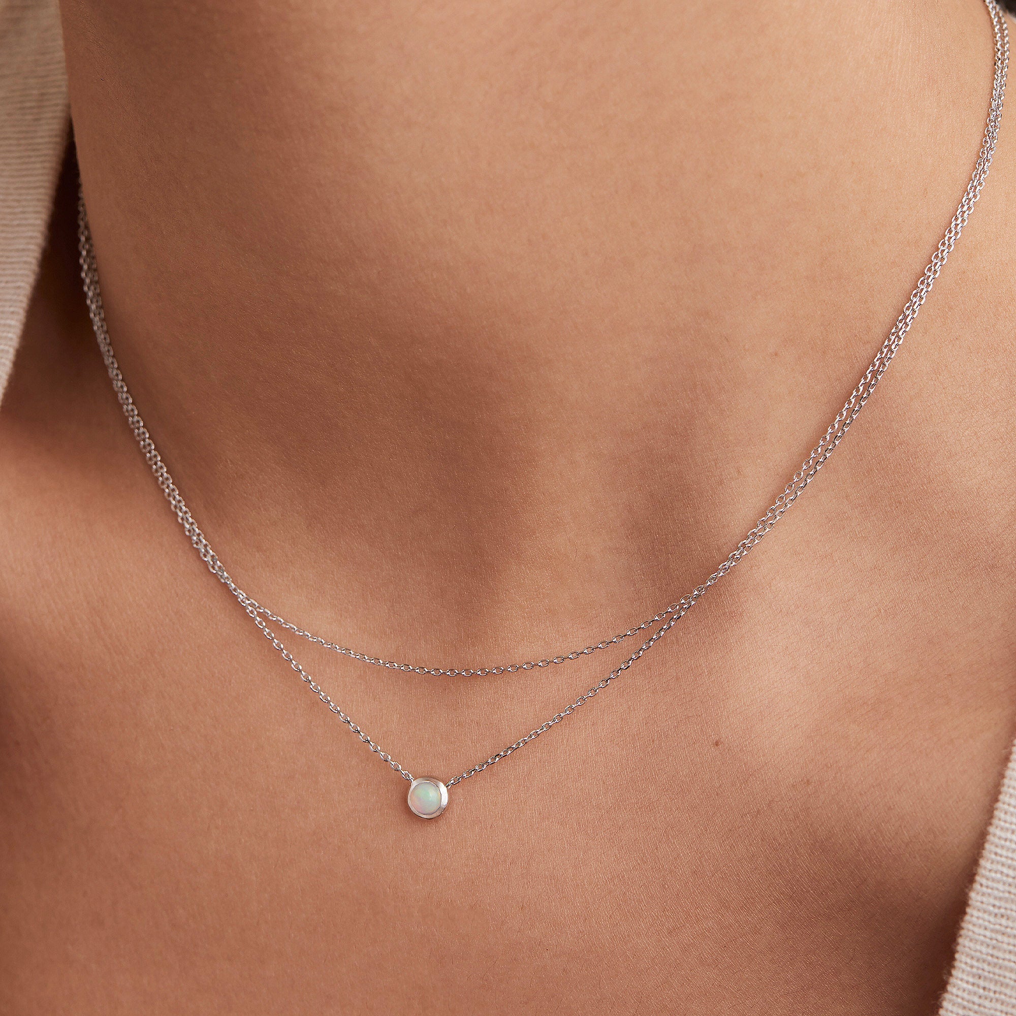 Layered Opal Necklace - Image 14