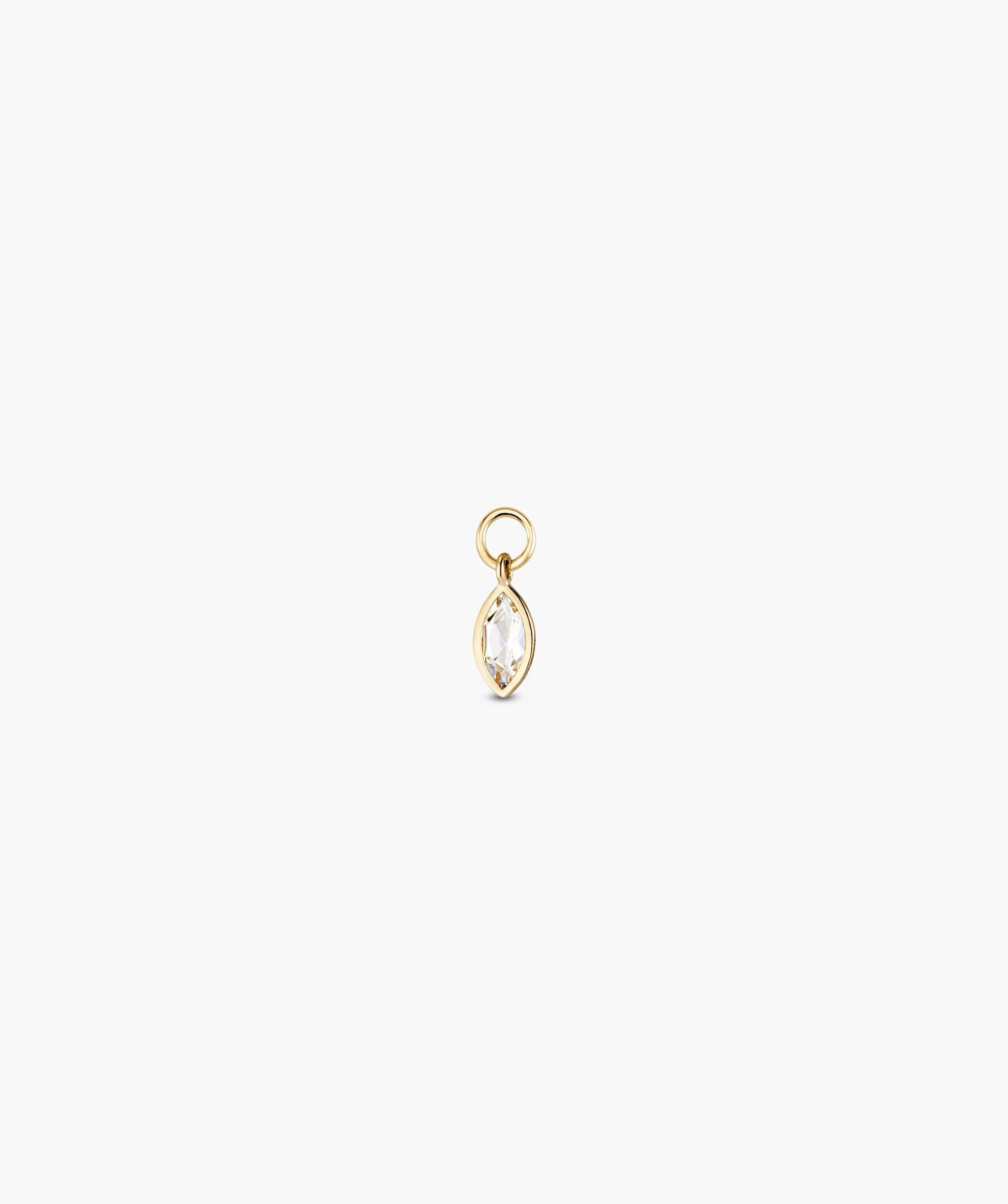 Marquise Gemstone Hoop Charm - Image 12