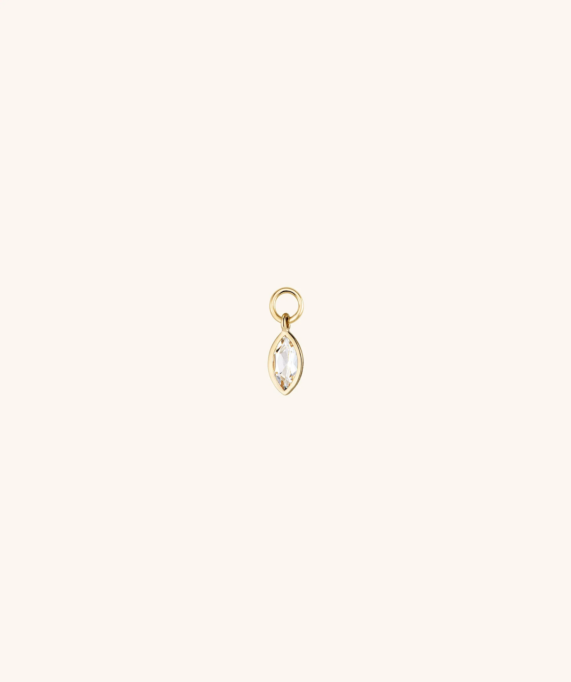 Marquise Gemstone Hoop Charm - Image 20