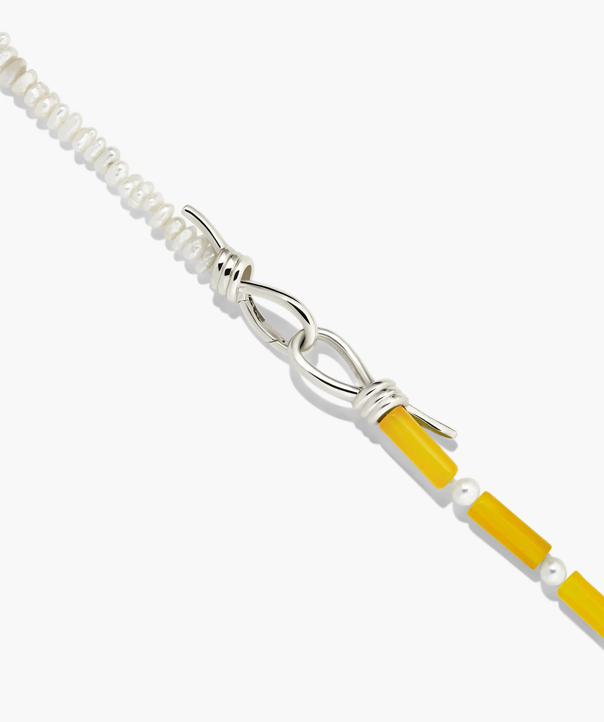 Maya Caged Pearl Necklace - Image 5