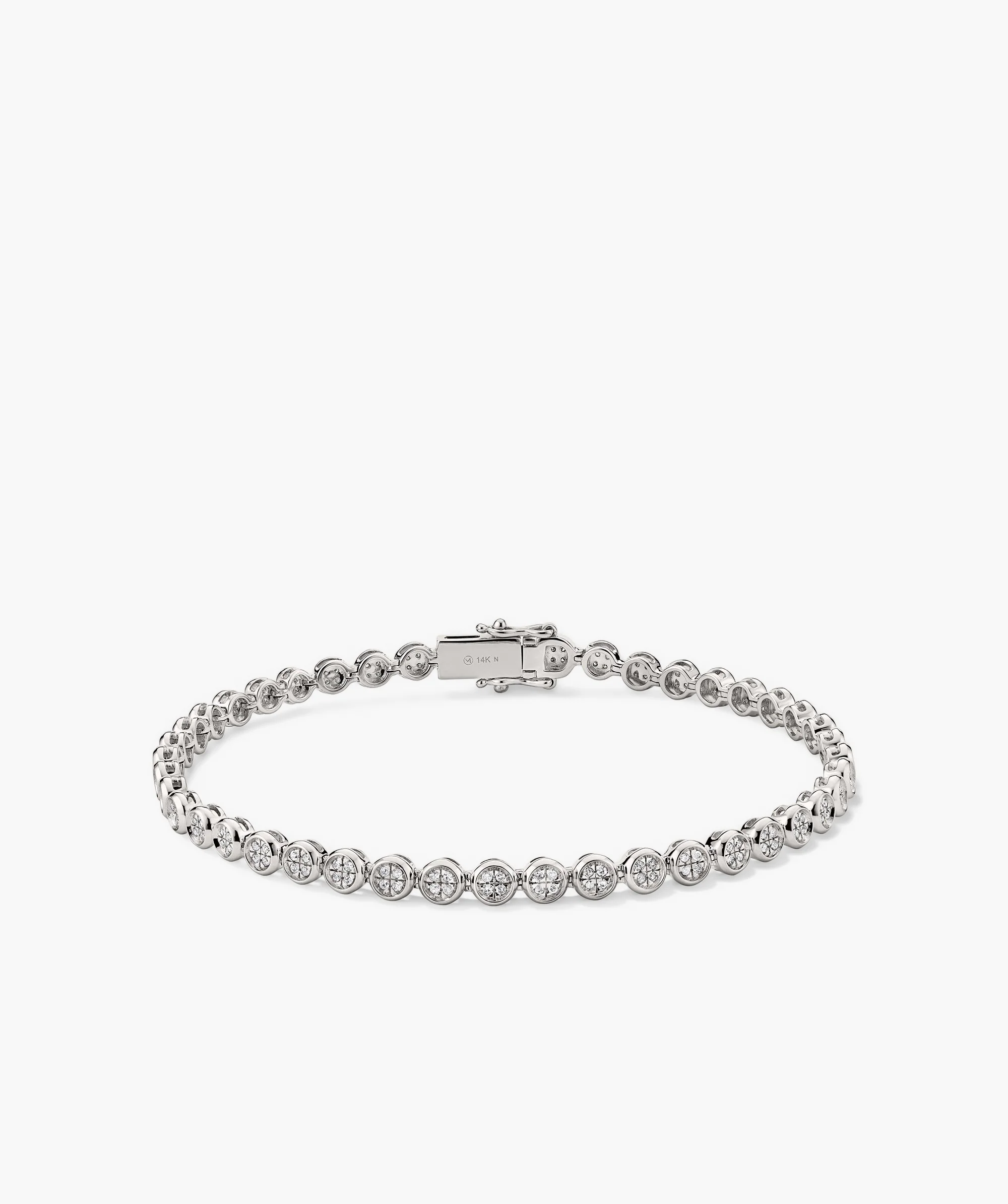Micro-Pavé Diamond Rivière Bracelet - Image 16