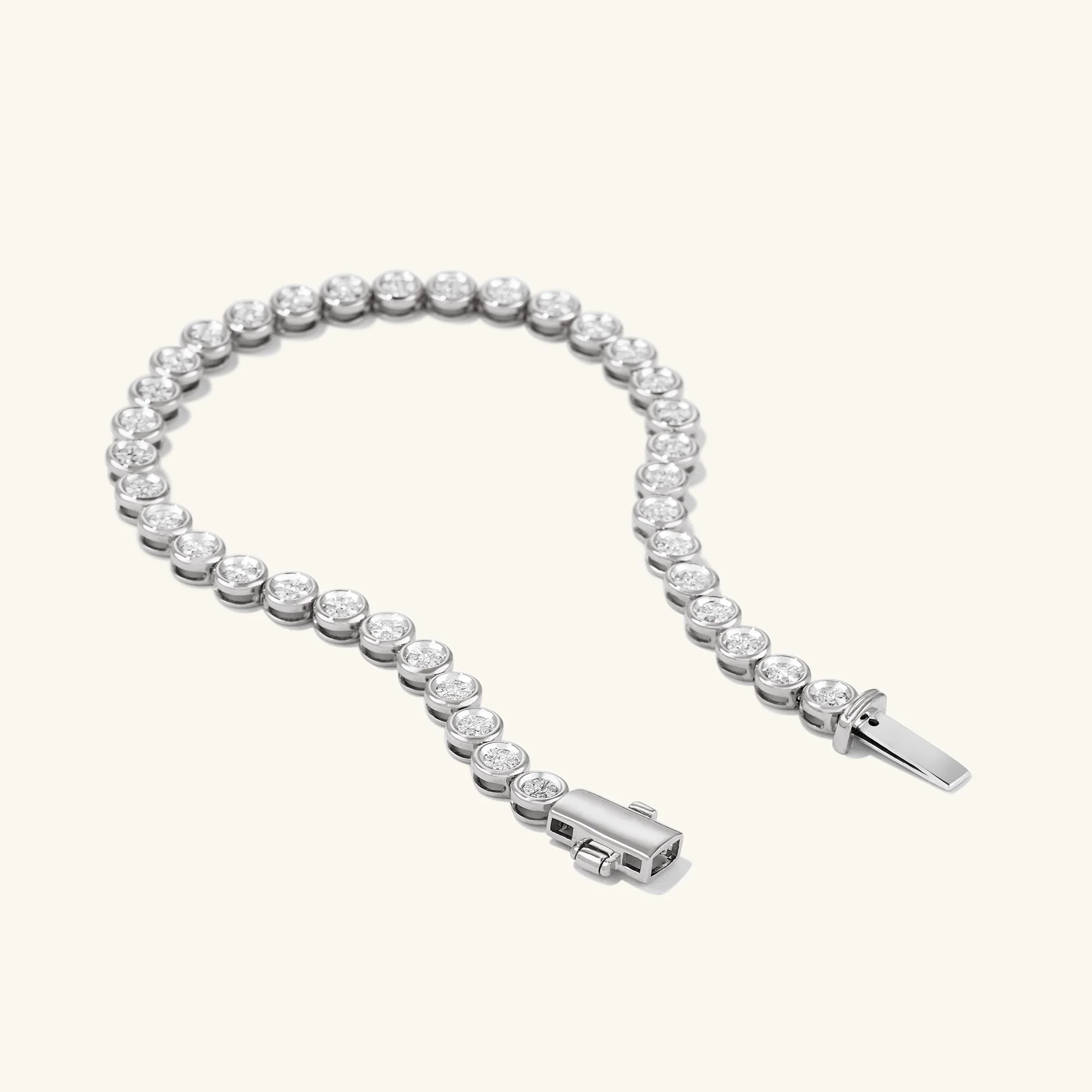 Micro-Pavé Diamond Rivière Bracelet - Image 19