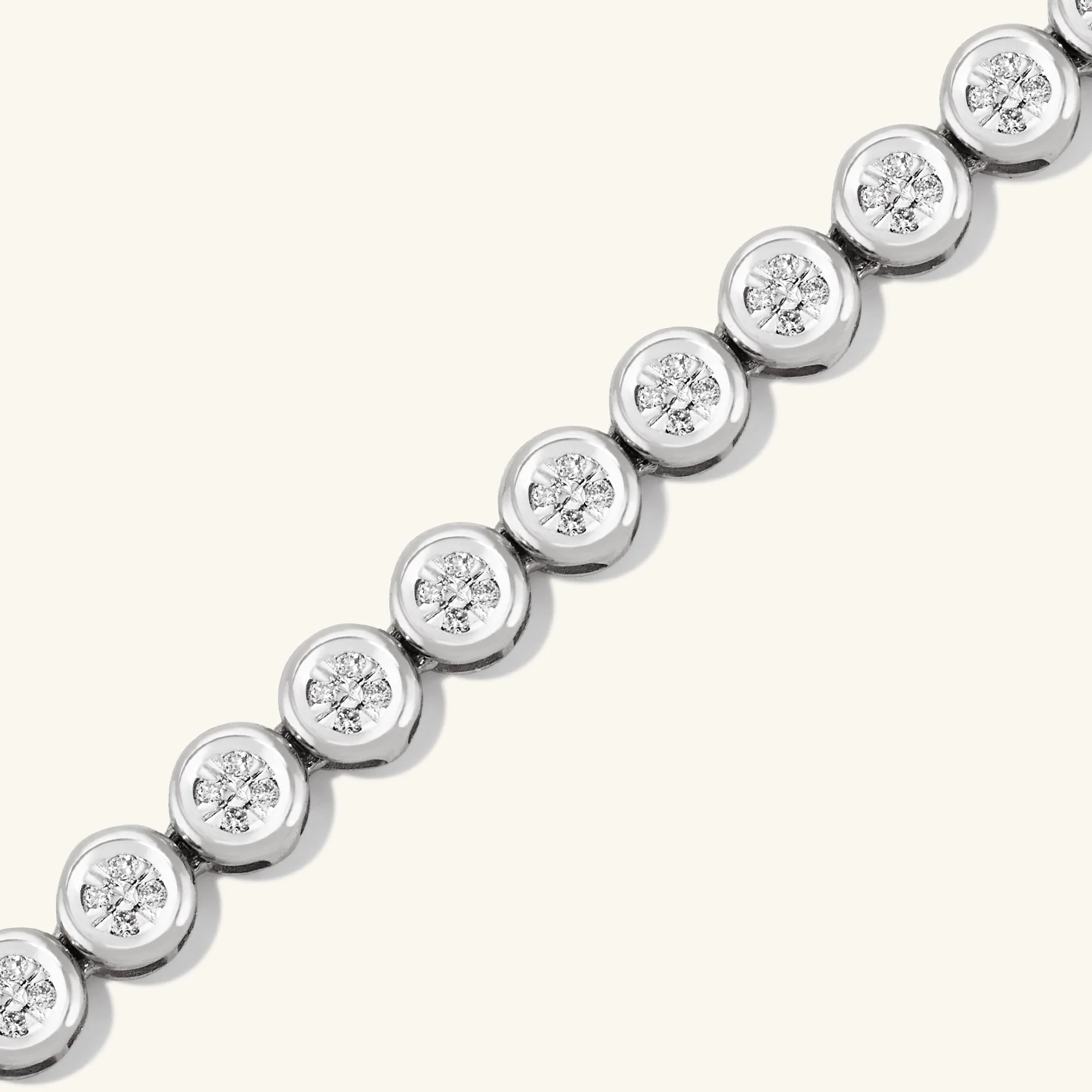 Micro-Pavé Diamond Rivière Bracelet - Image 21