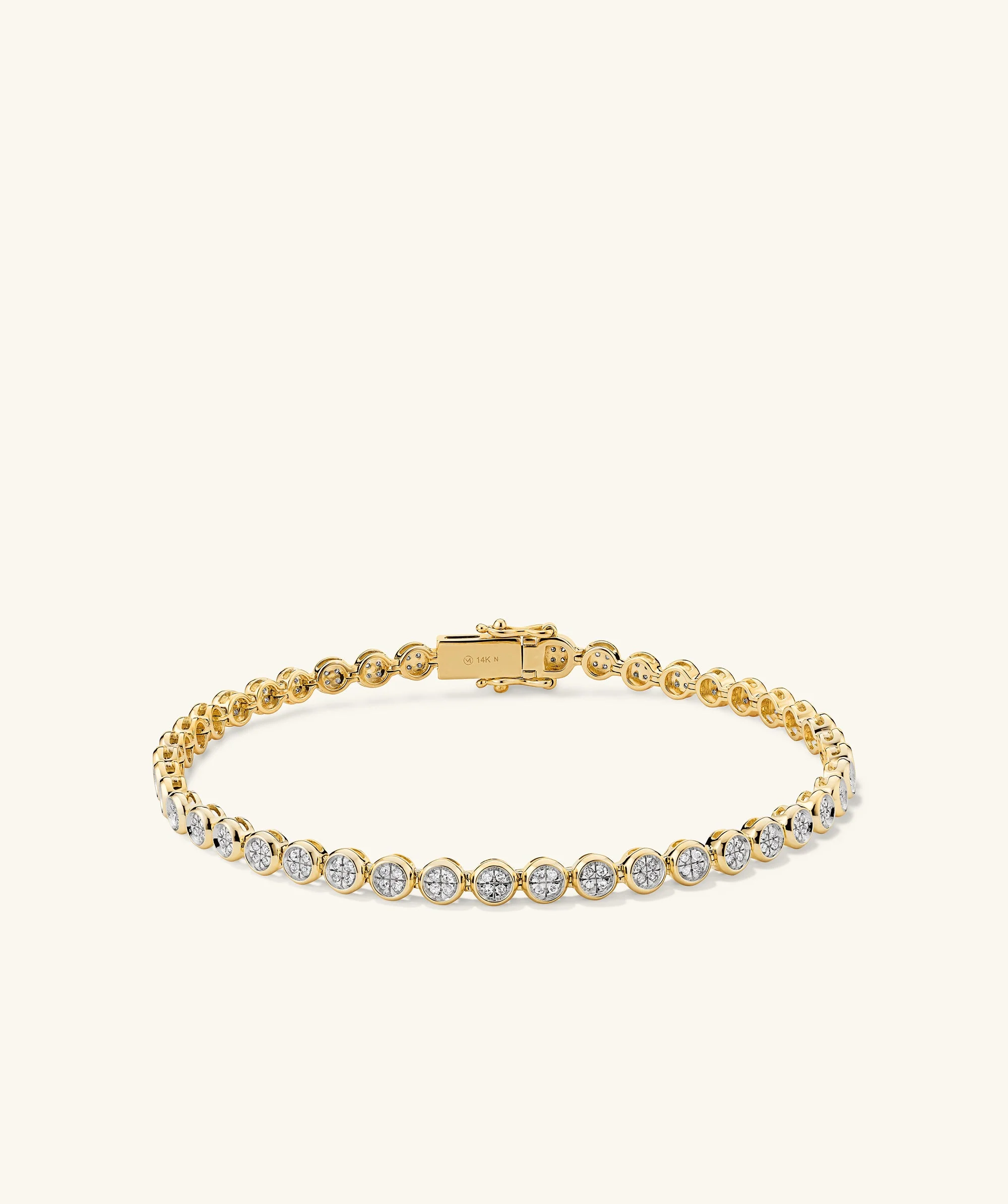 Micro-Pavé Diamond Rivière Bracelet - Image 25