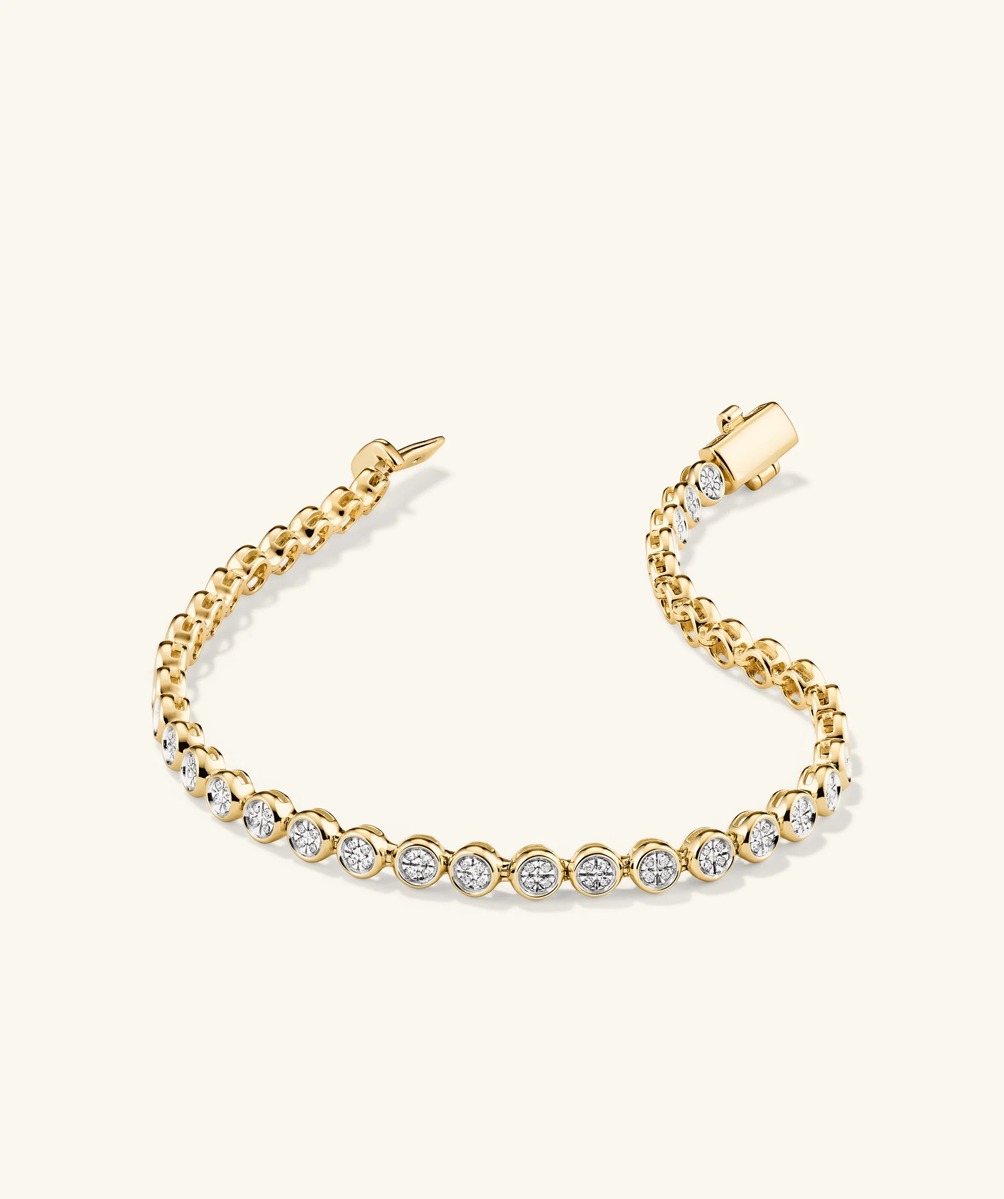 Micro-Pavé Diamond Rivière Bracelet - Image 6