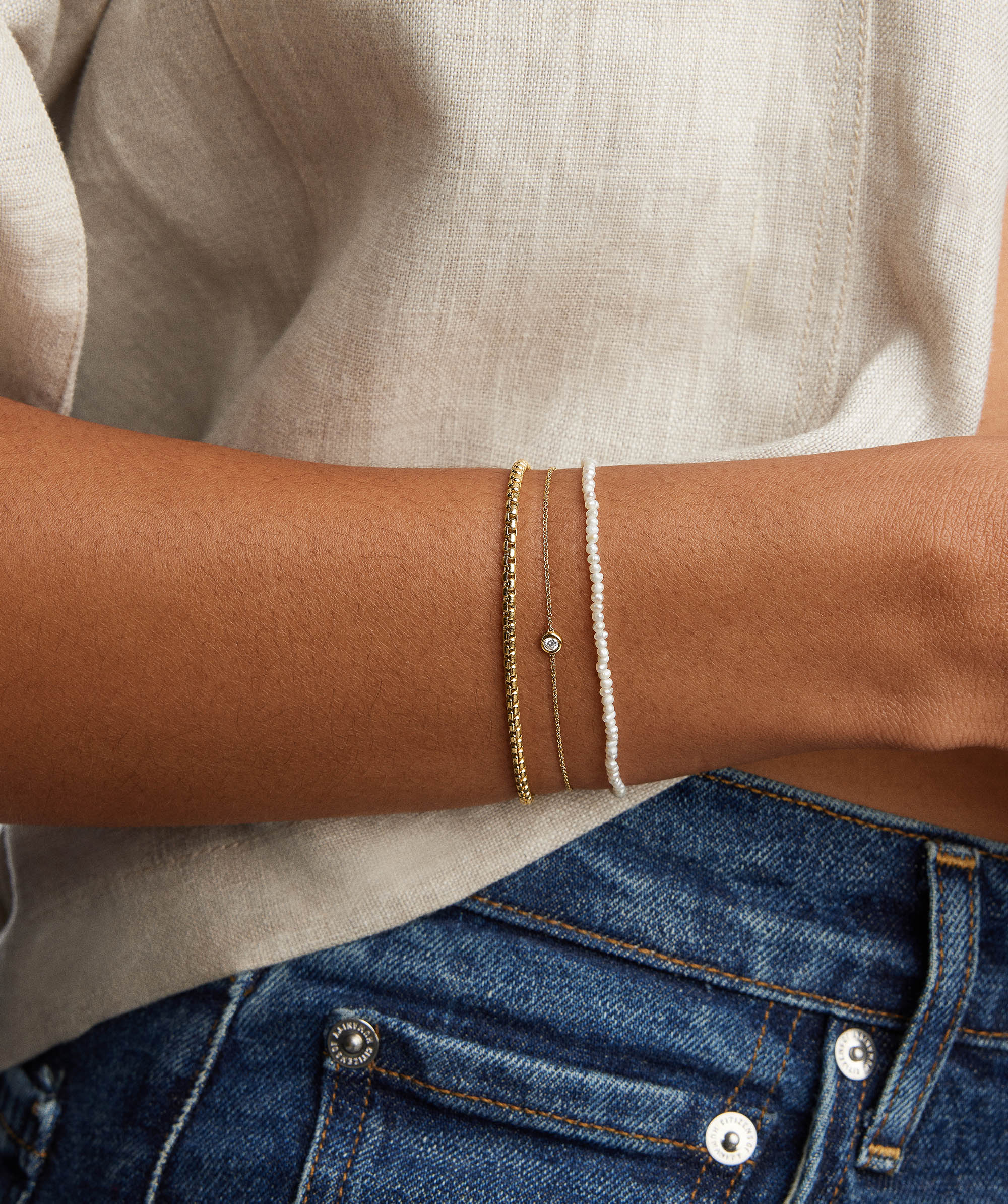 Micro Pearl Bracelet - Image 3