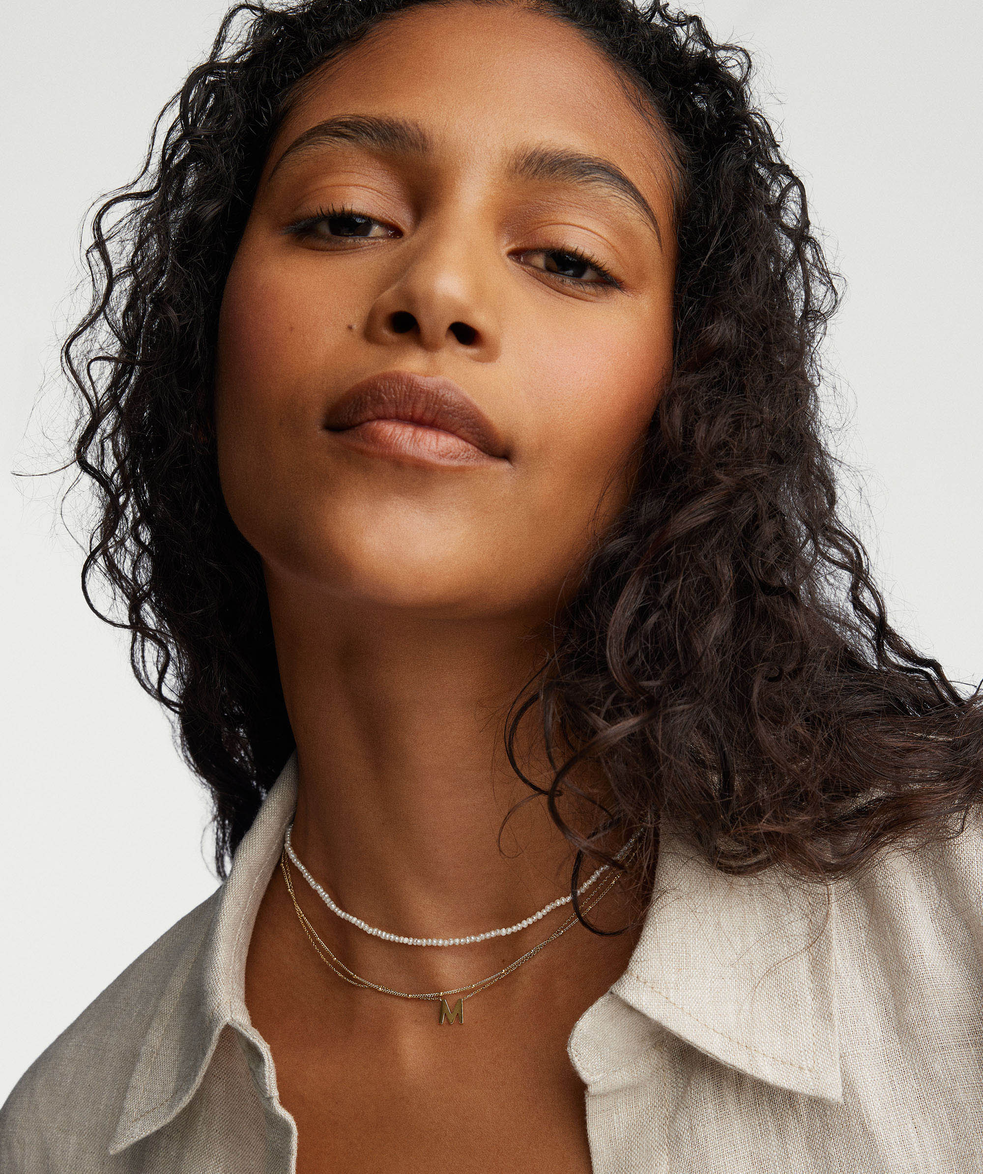 Micro Pearl Necklace - Image 3