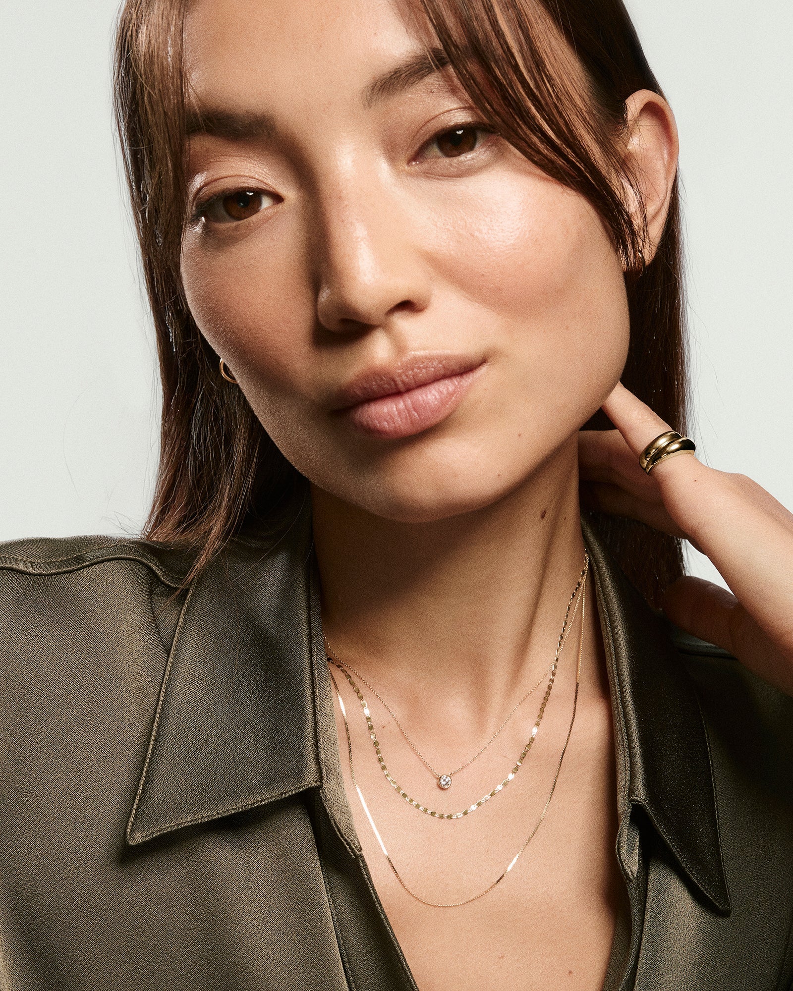 Mini Anchor Chain Necklace - Image 5