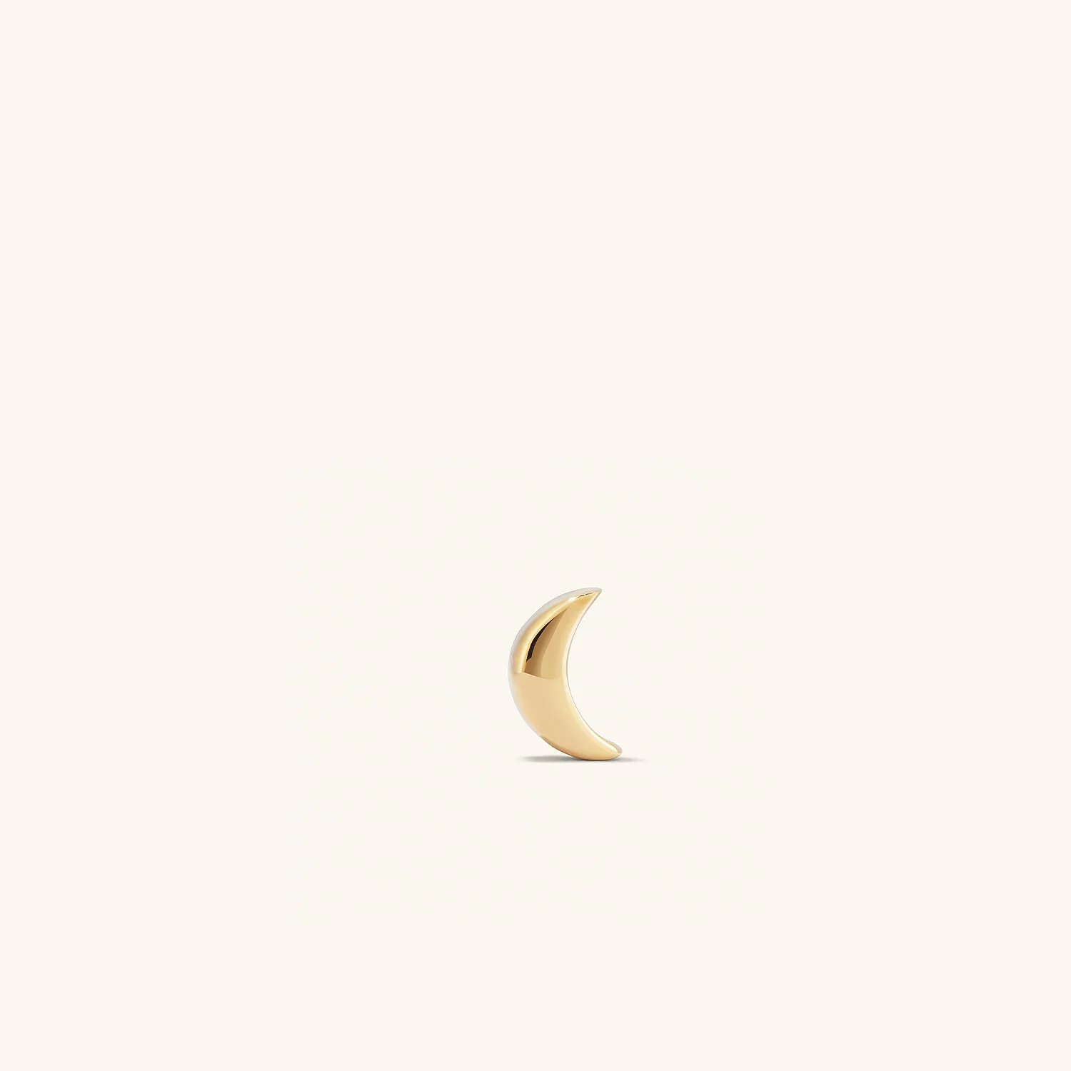 Piercing Studio - Moon Flat Back Stud - Image 2