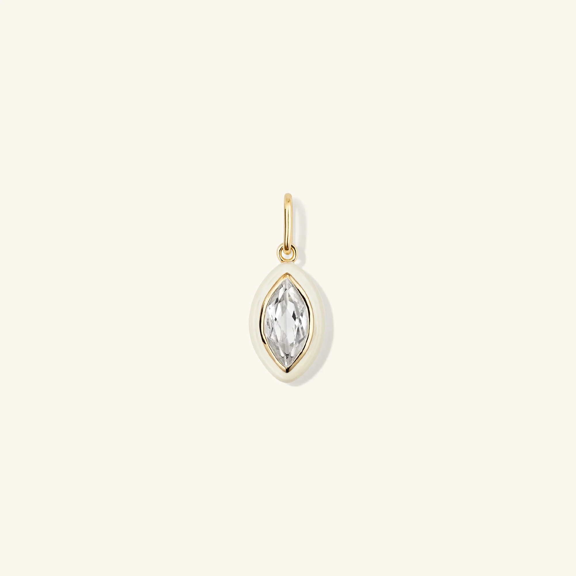 Mosaic Enamel Marquise Pendant - Image 6
