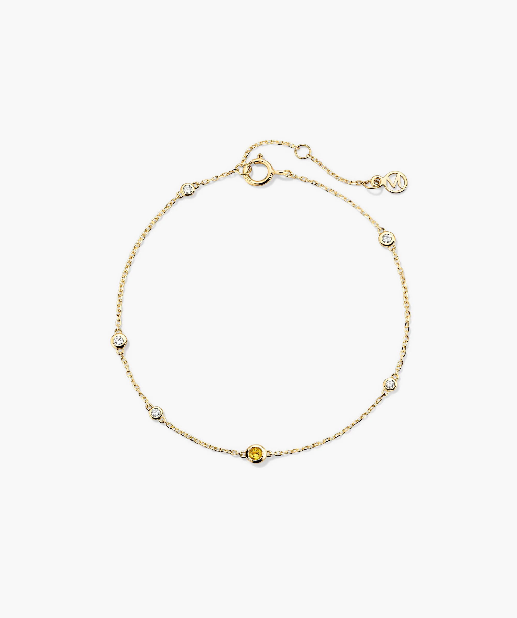Multi Gemstone Station Bracelet - Image 12