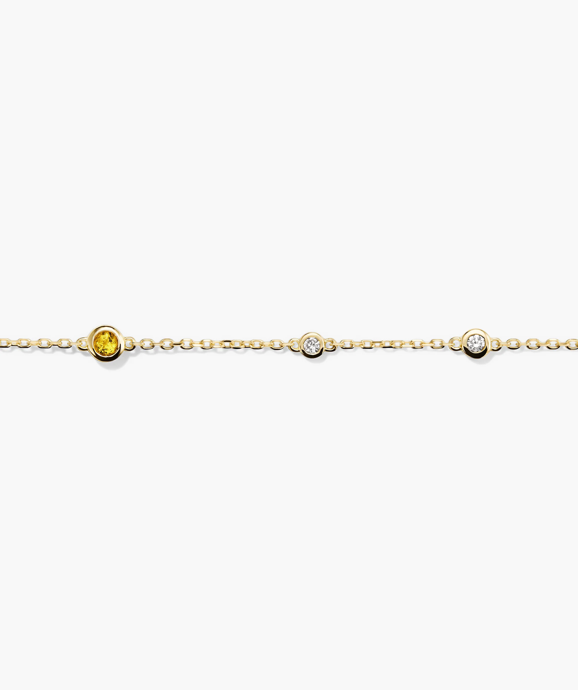 Multi Gemstone Station Bracelet - Image 14