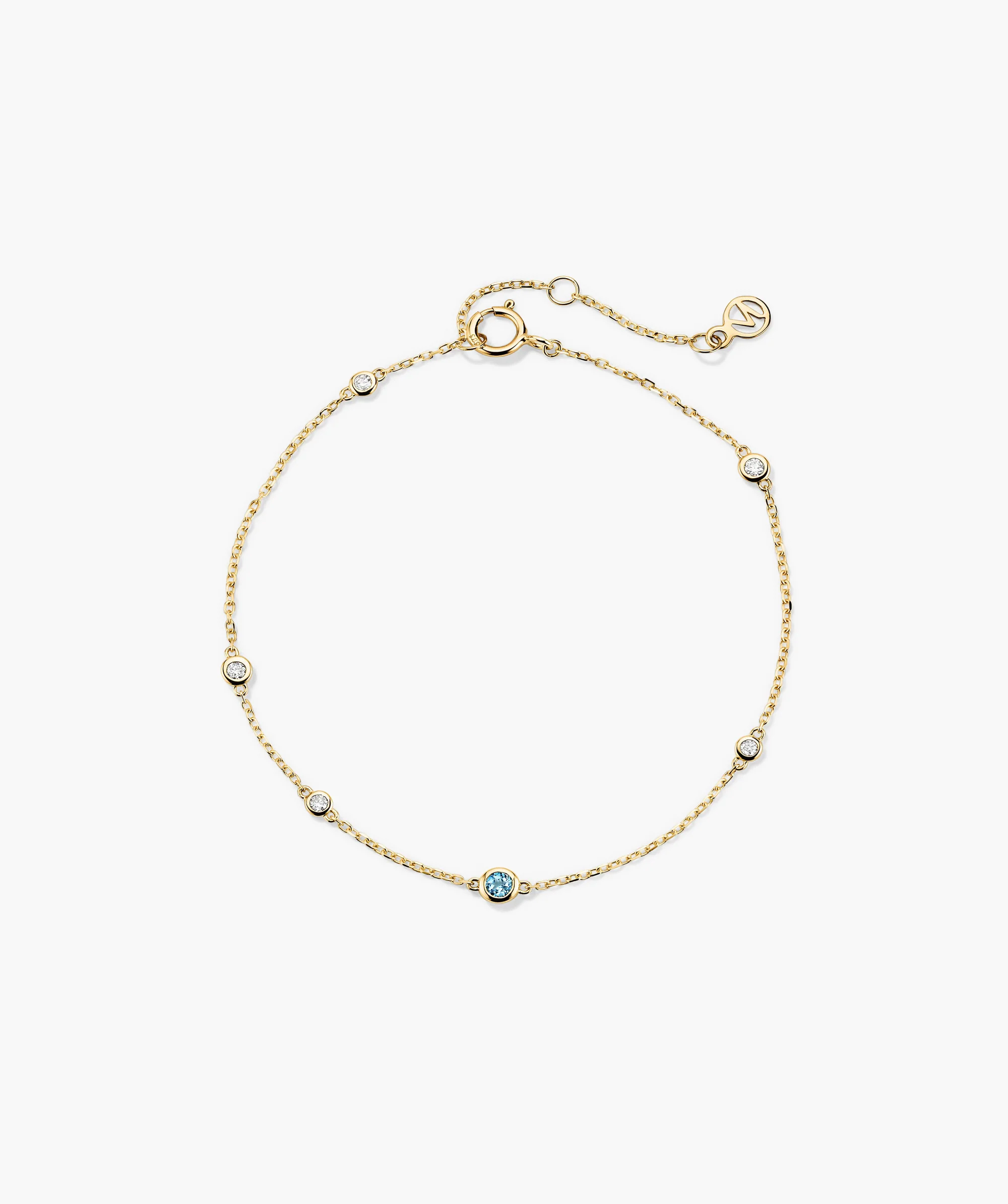 Multi Gemstone Station Bracelet - Image 23
