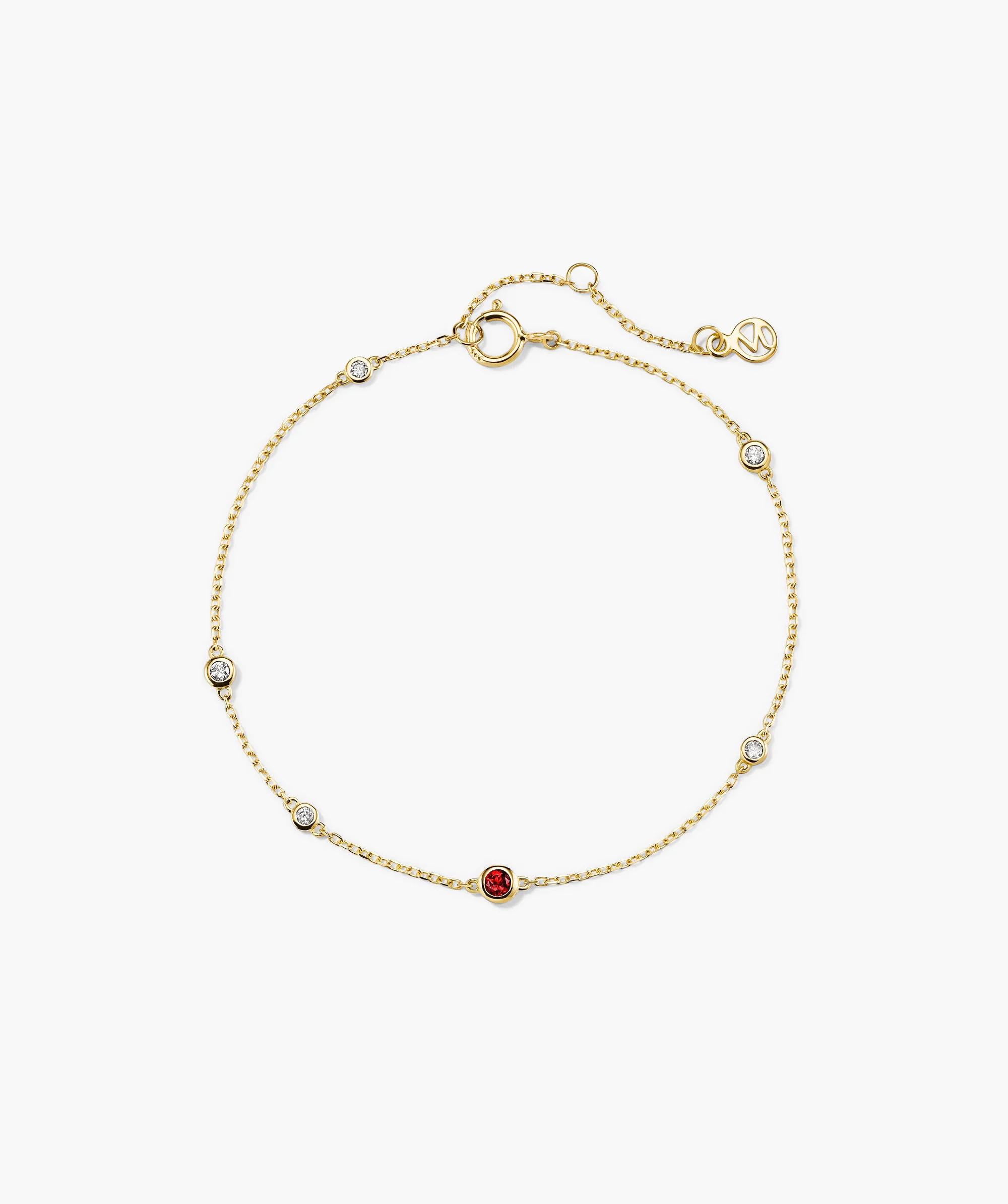 Multi Gemstone Station Bracelet - Image 25