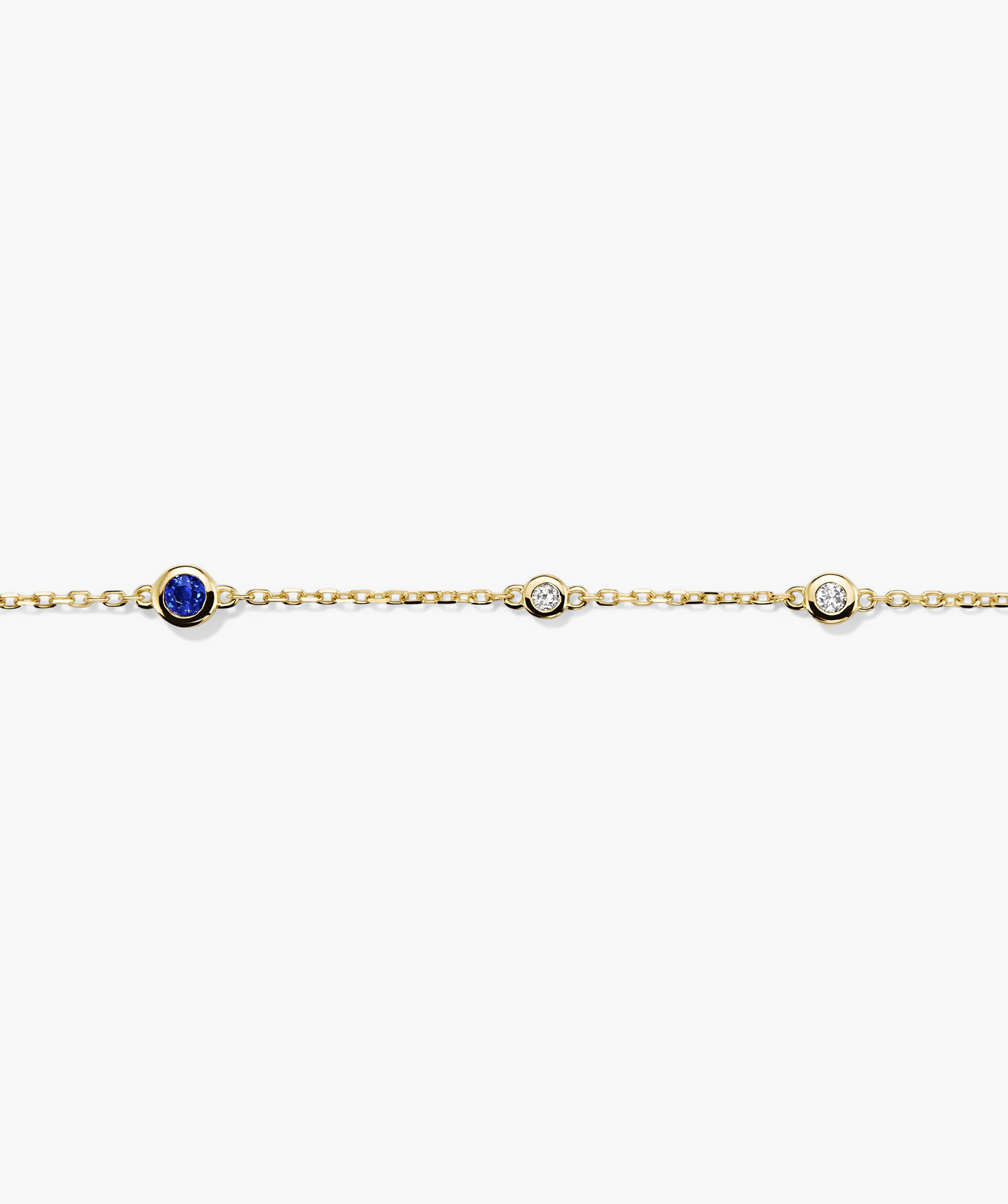 Multi Gemstone Station Bracelet - Image 3