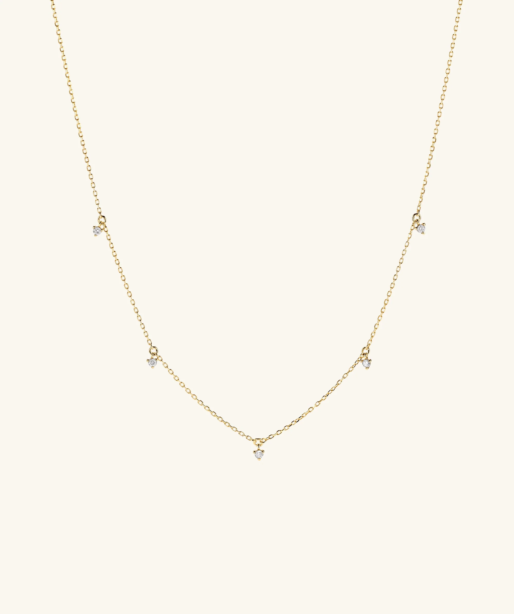 Multi Station Diamond Necklace - Image 2