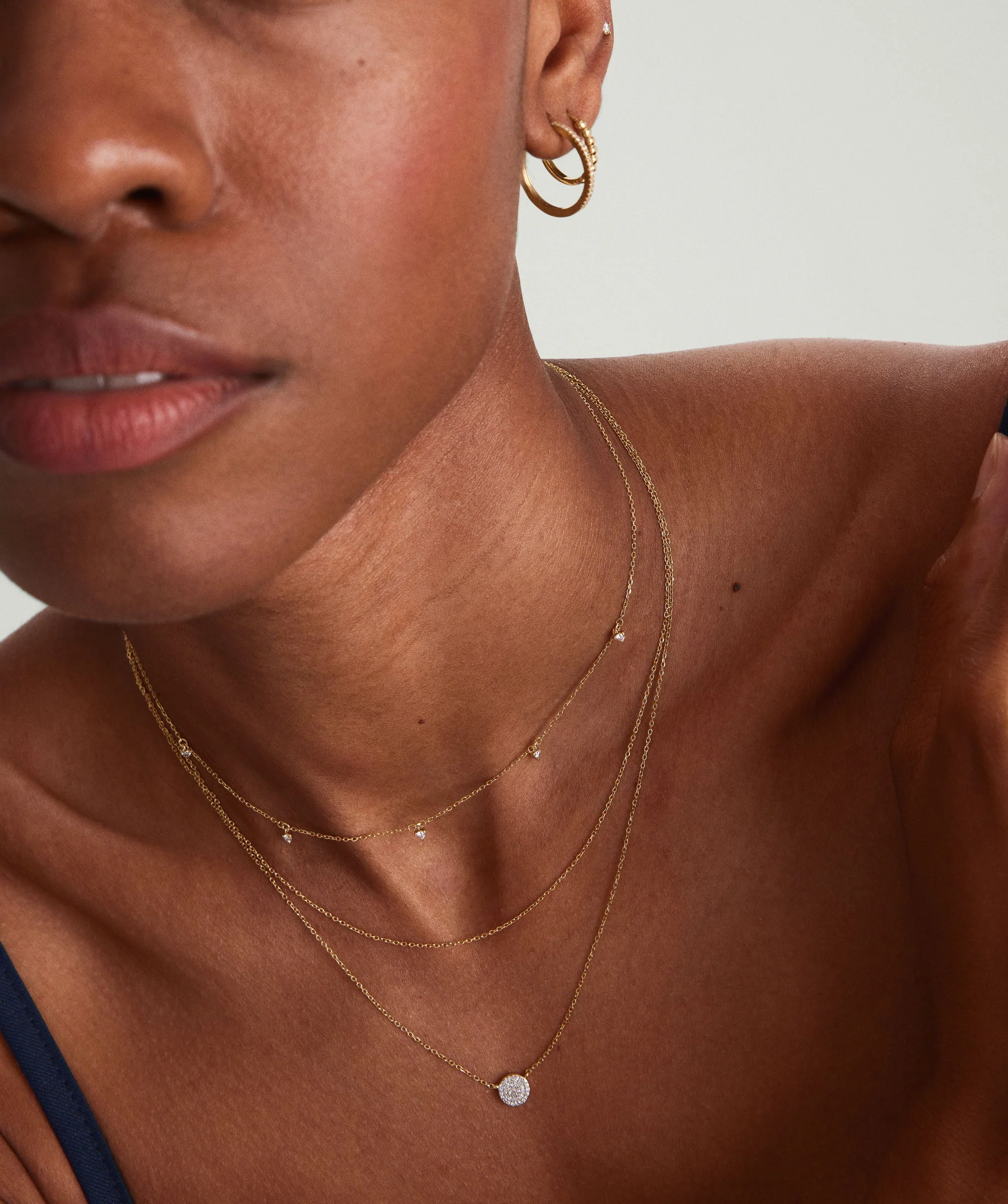 Multi Station Diamond Necklace - Image 4