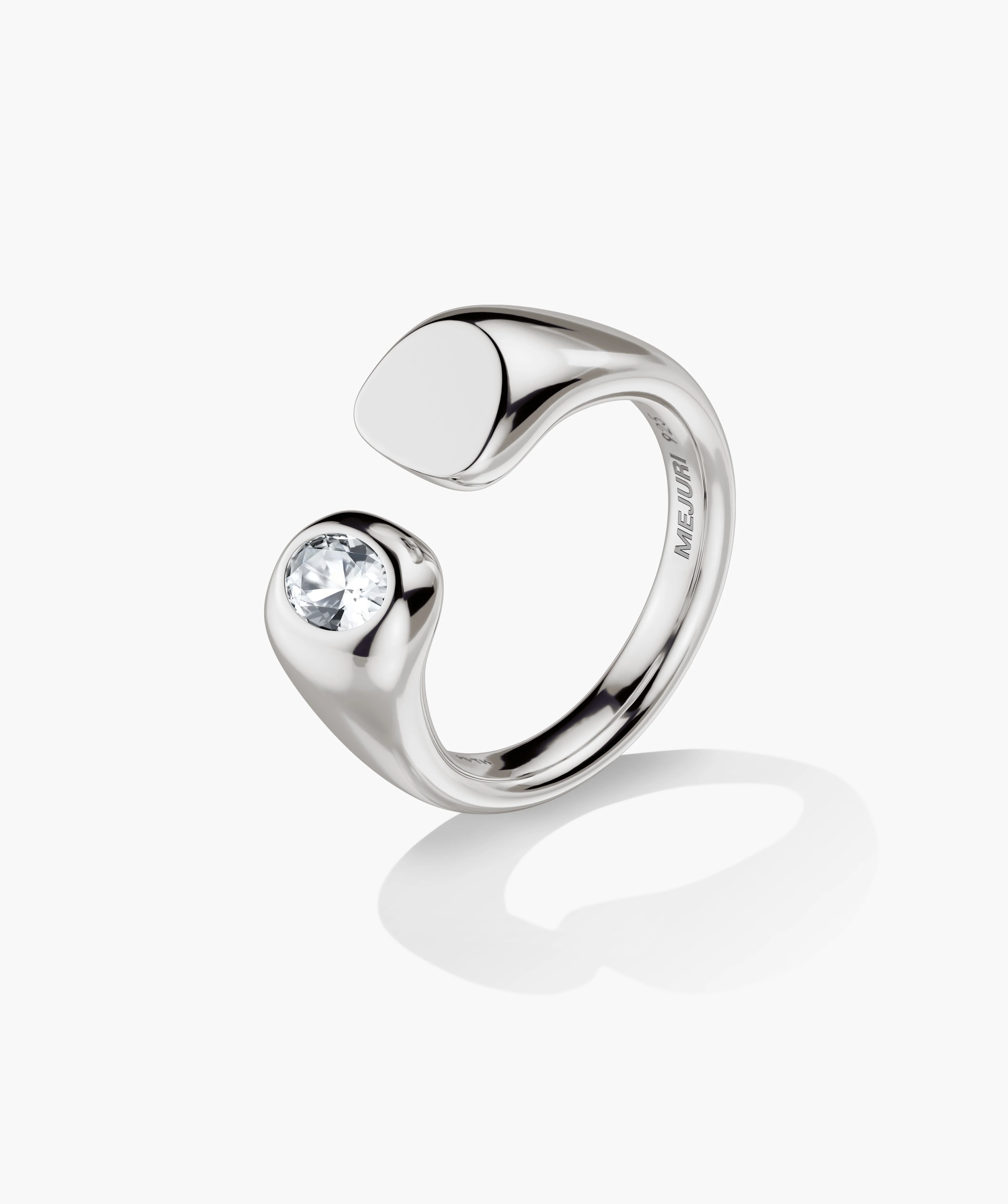Noa Open Signet Ring - Image 10