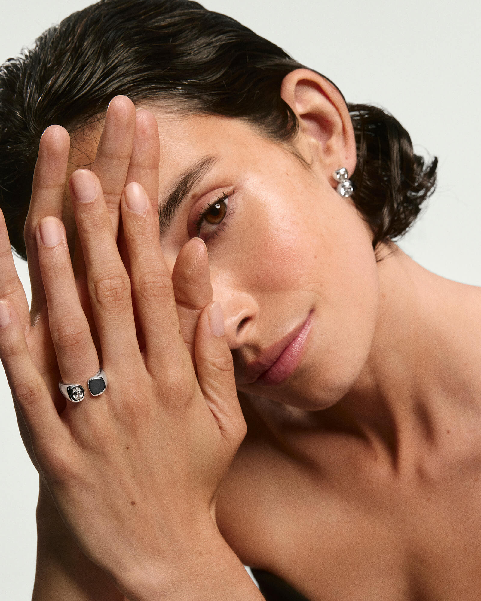 Noa Open Signet Ring - Image 7