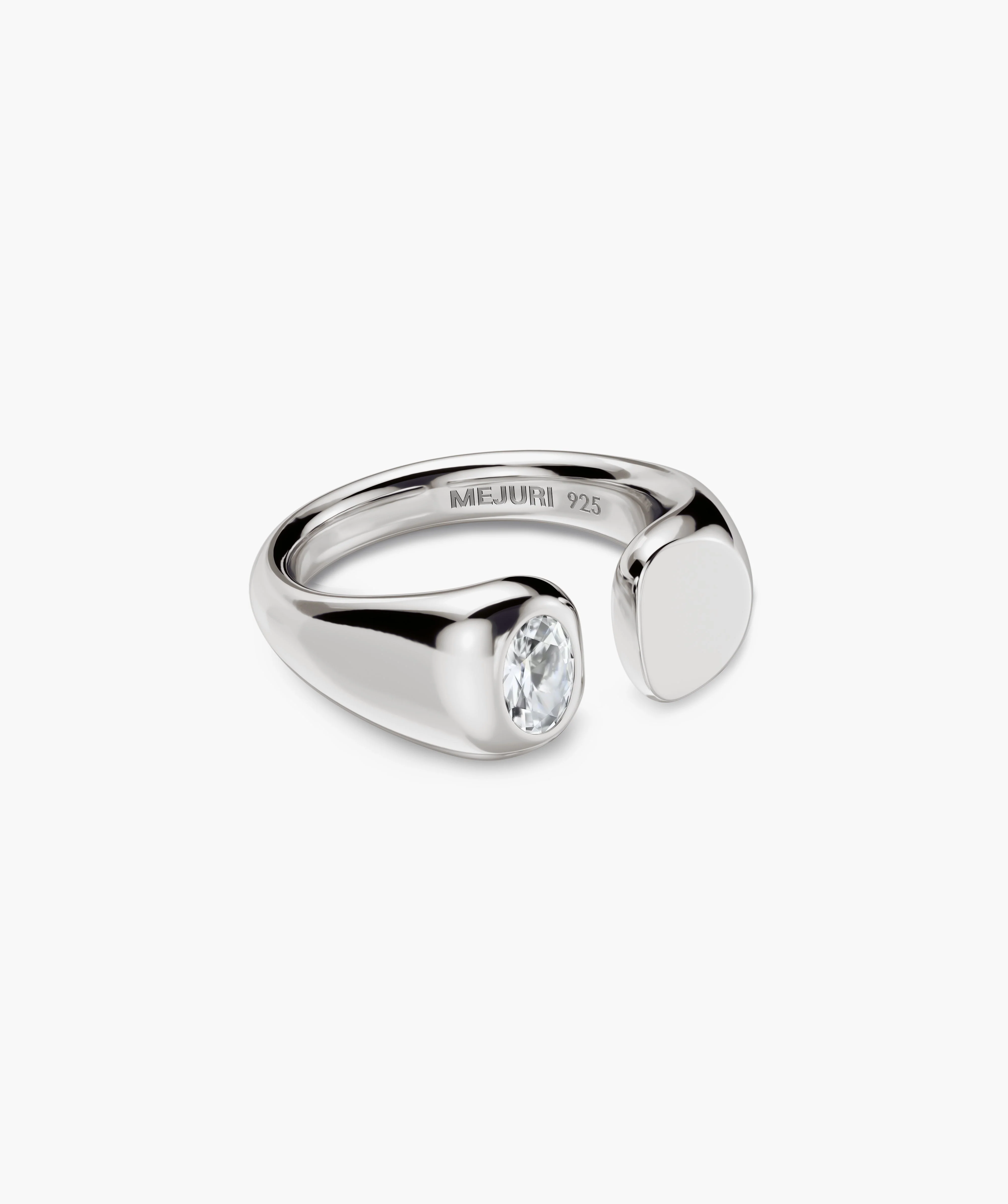 Noa Open Signet Ring - Image 8