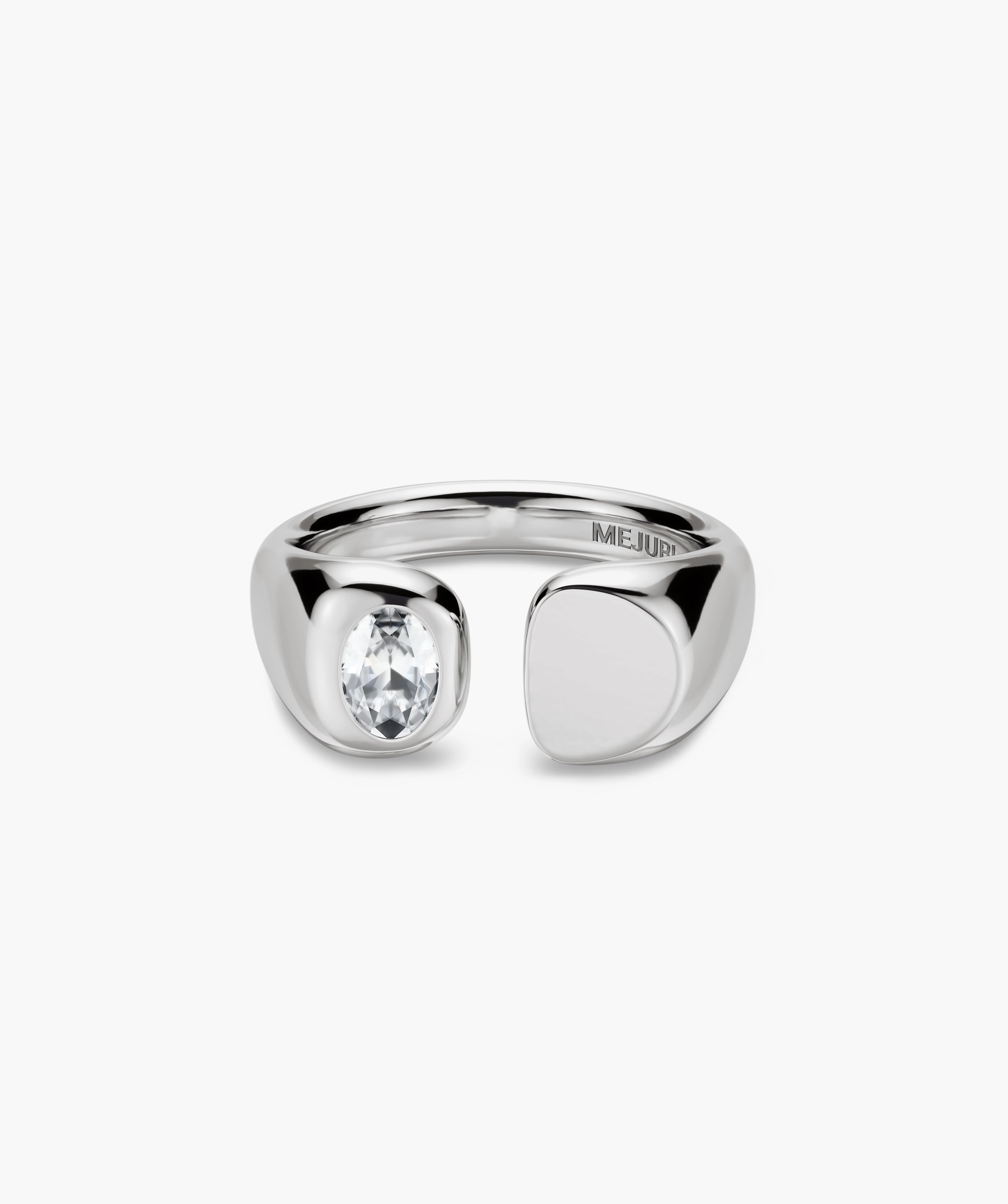 Noa Open Signet Ring - Image 9