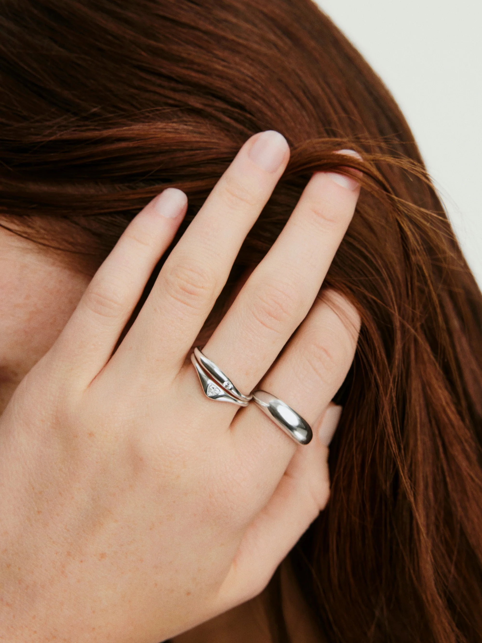 Organic Dôme Crescent Nesting Ring - Image 3