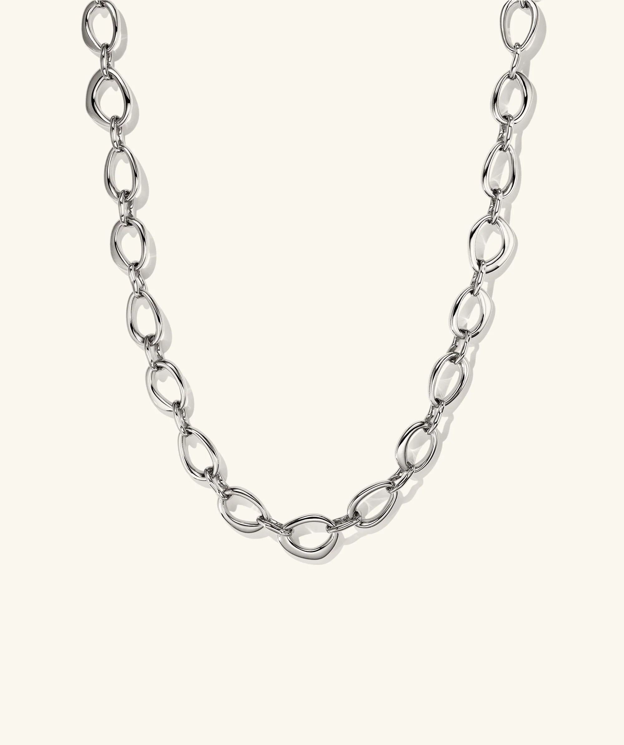 Organic Dôme Ripple Chain Necklace - Image 3