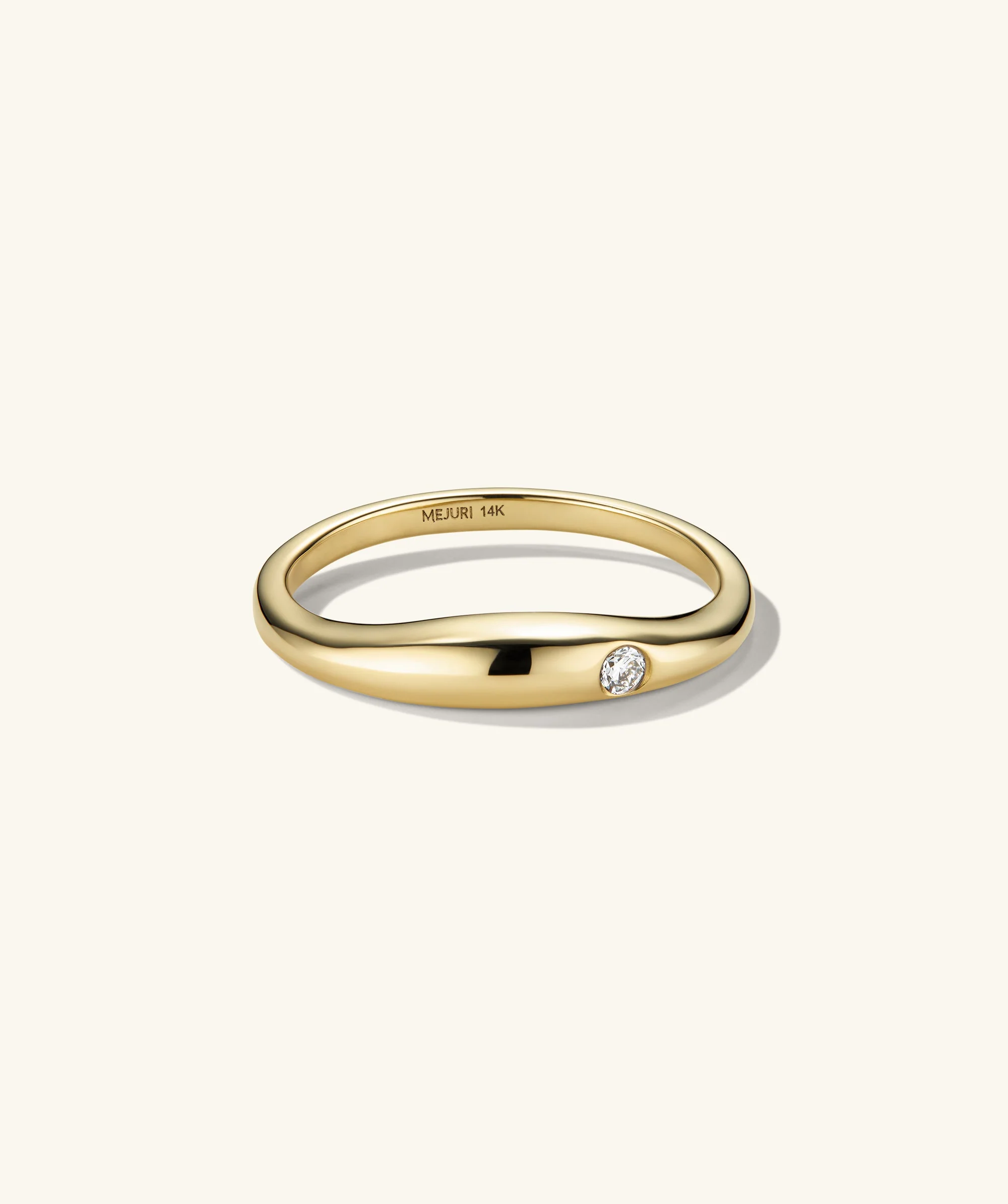 Organic Dôme Thin Nesting Ring - Image 2