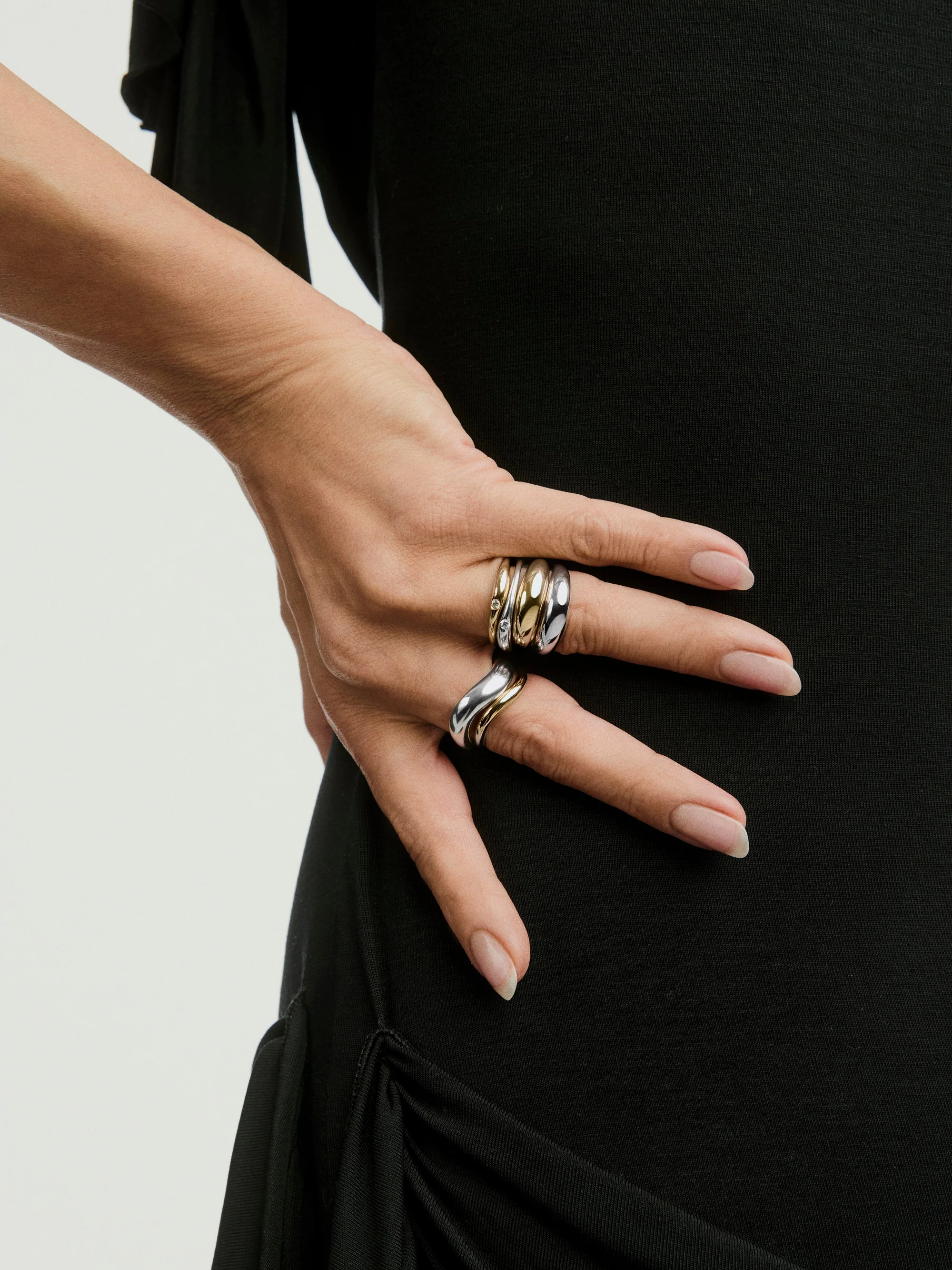 Organic Dôme Thin Nesting Ring - Image 6