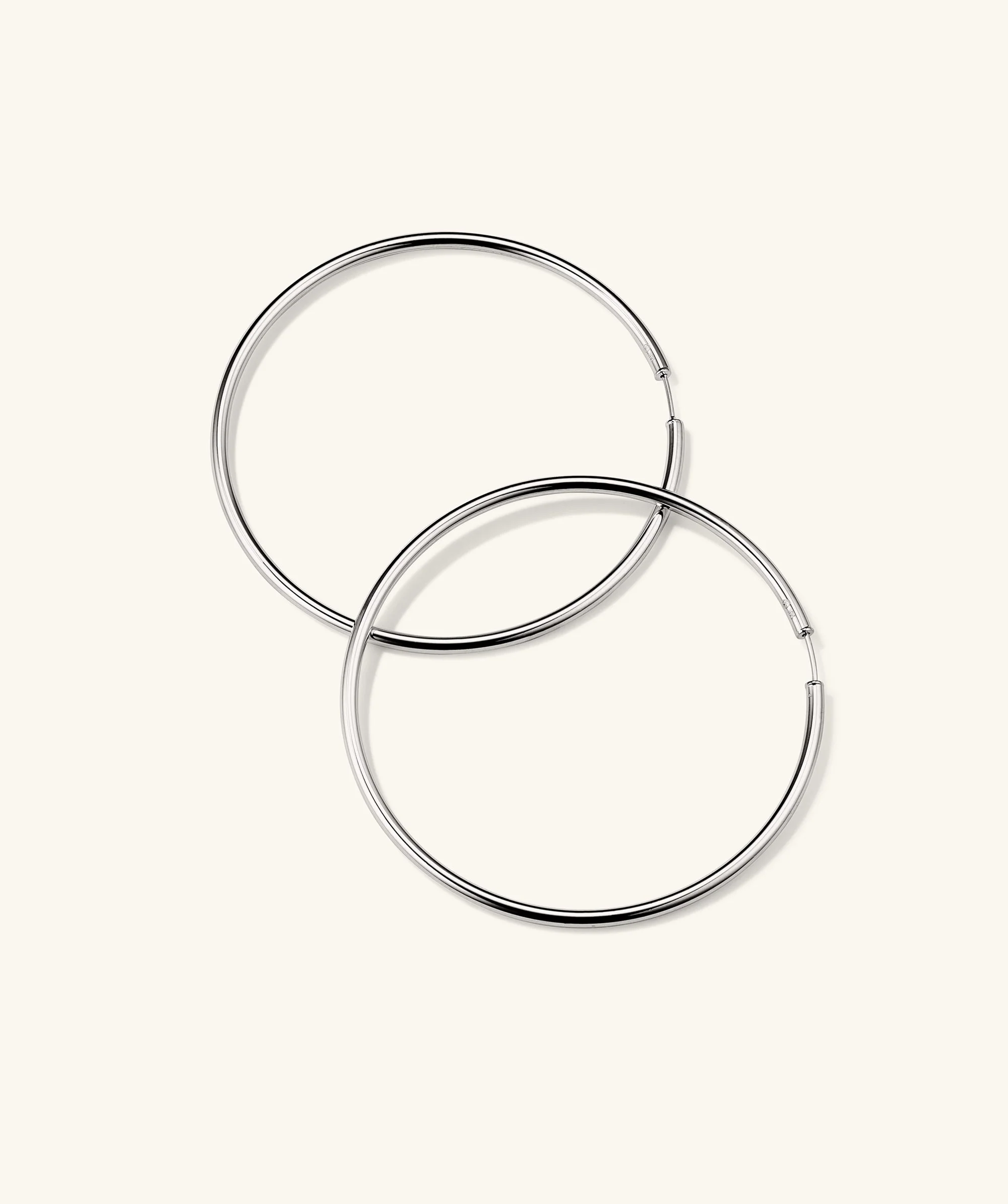 Oversized Thin Hoops - Image 12