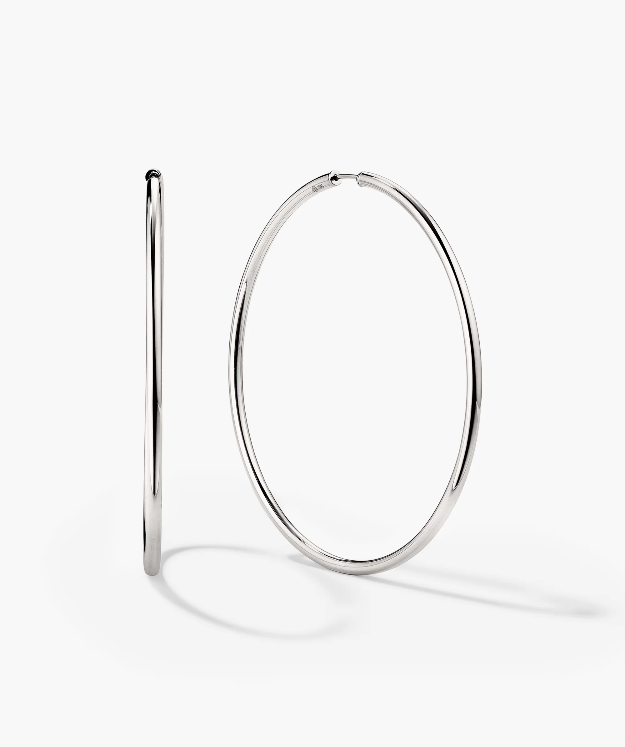 Oversized Thin Hoops - Image 5