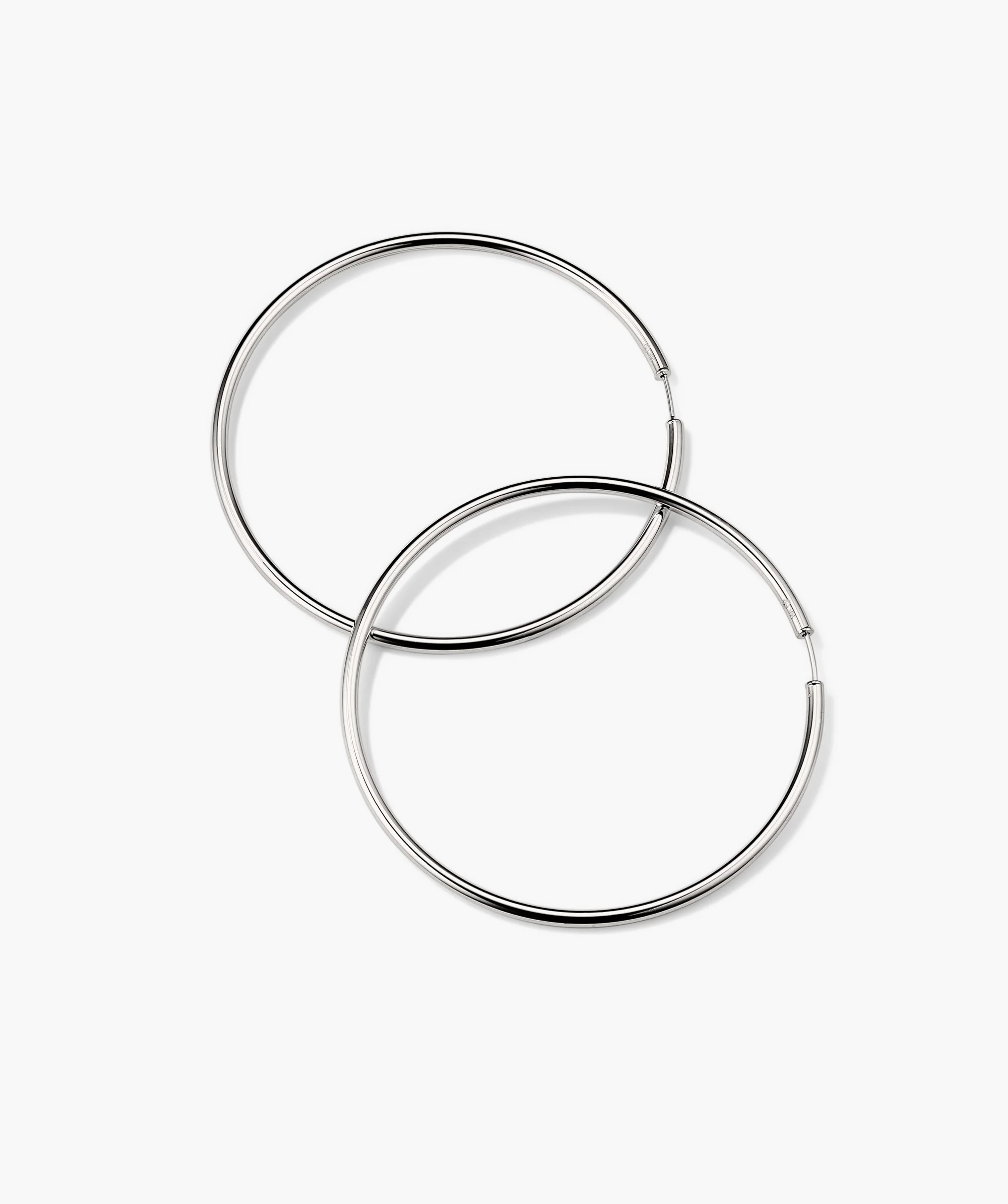 Oversized Thin Hoops - Image 8