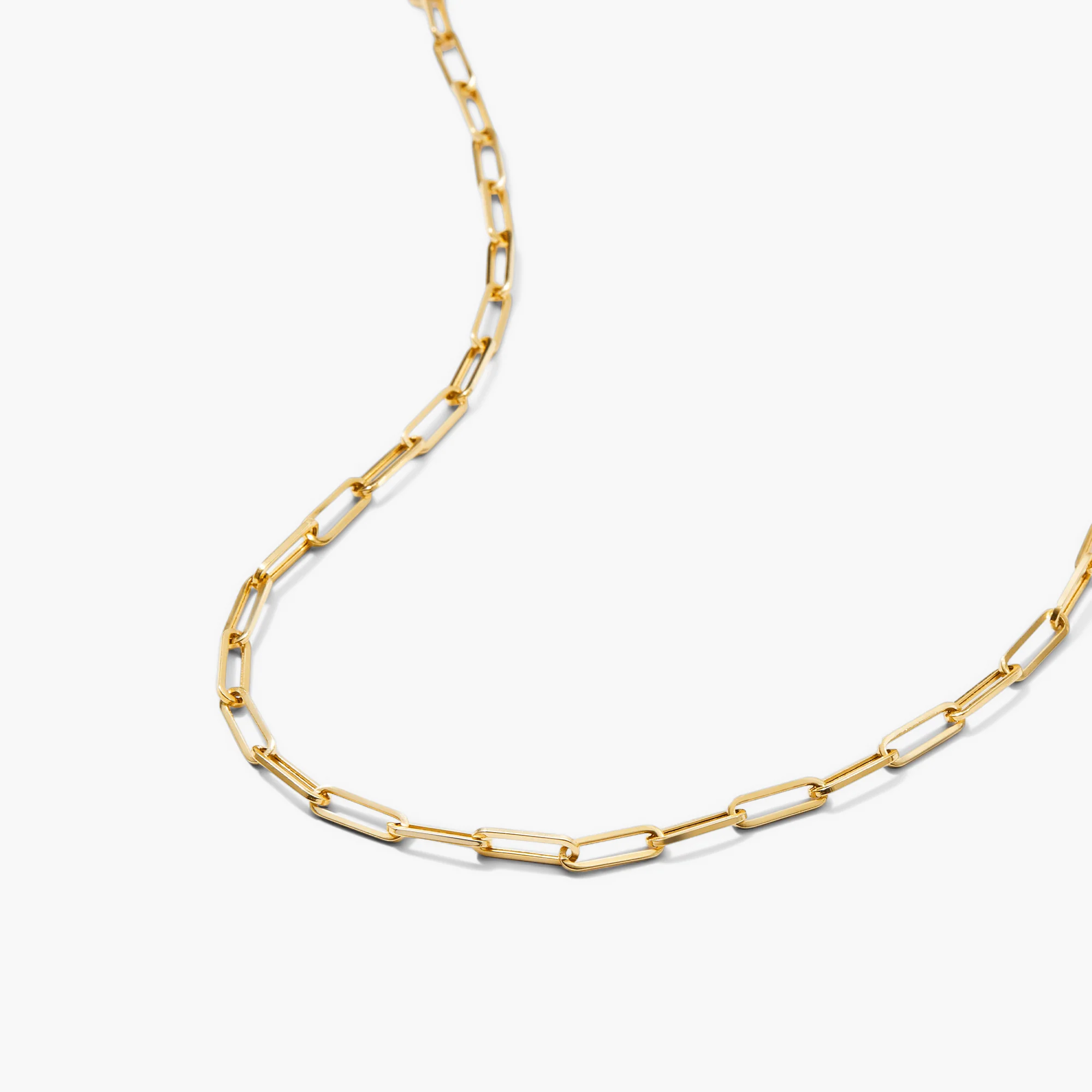 Paperclip Chain Charm Necklace - Image 4