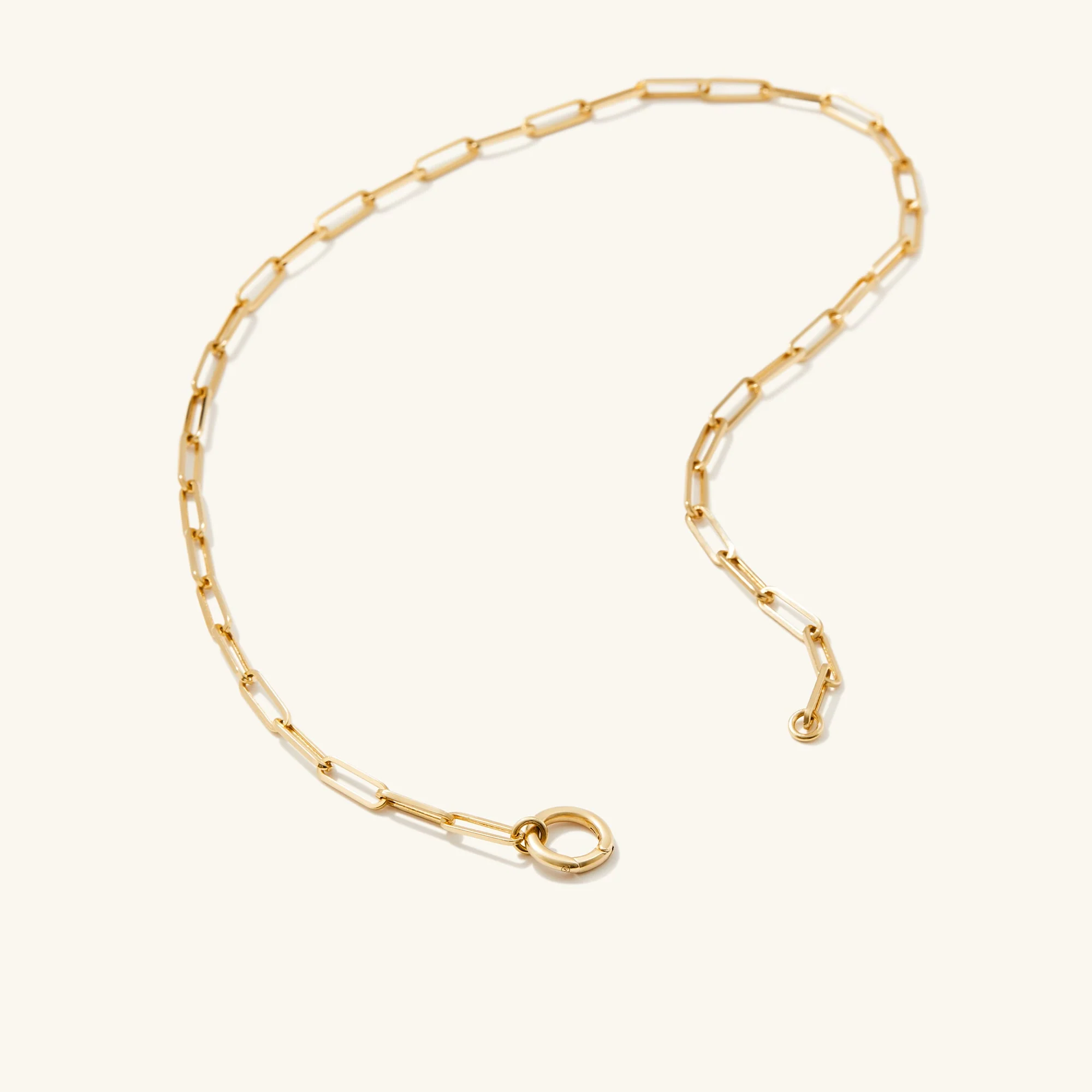 Paperclip Chain Charm Necklace - Image 8