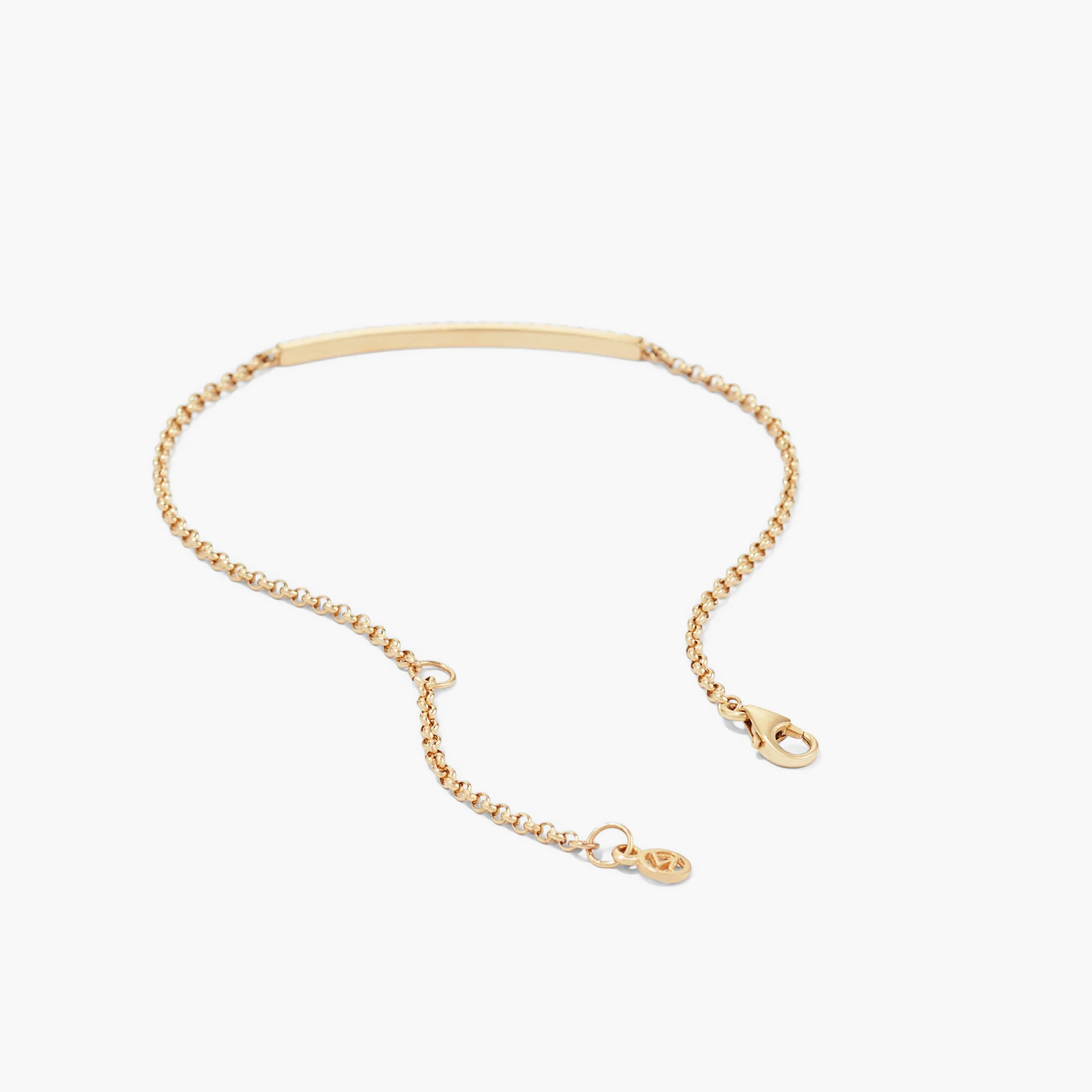 Pave Diamond Bar Bracelet - Image 12