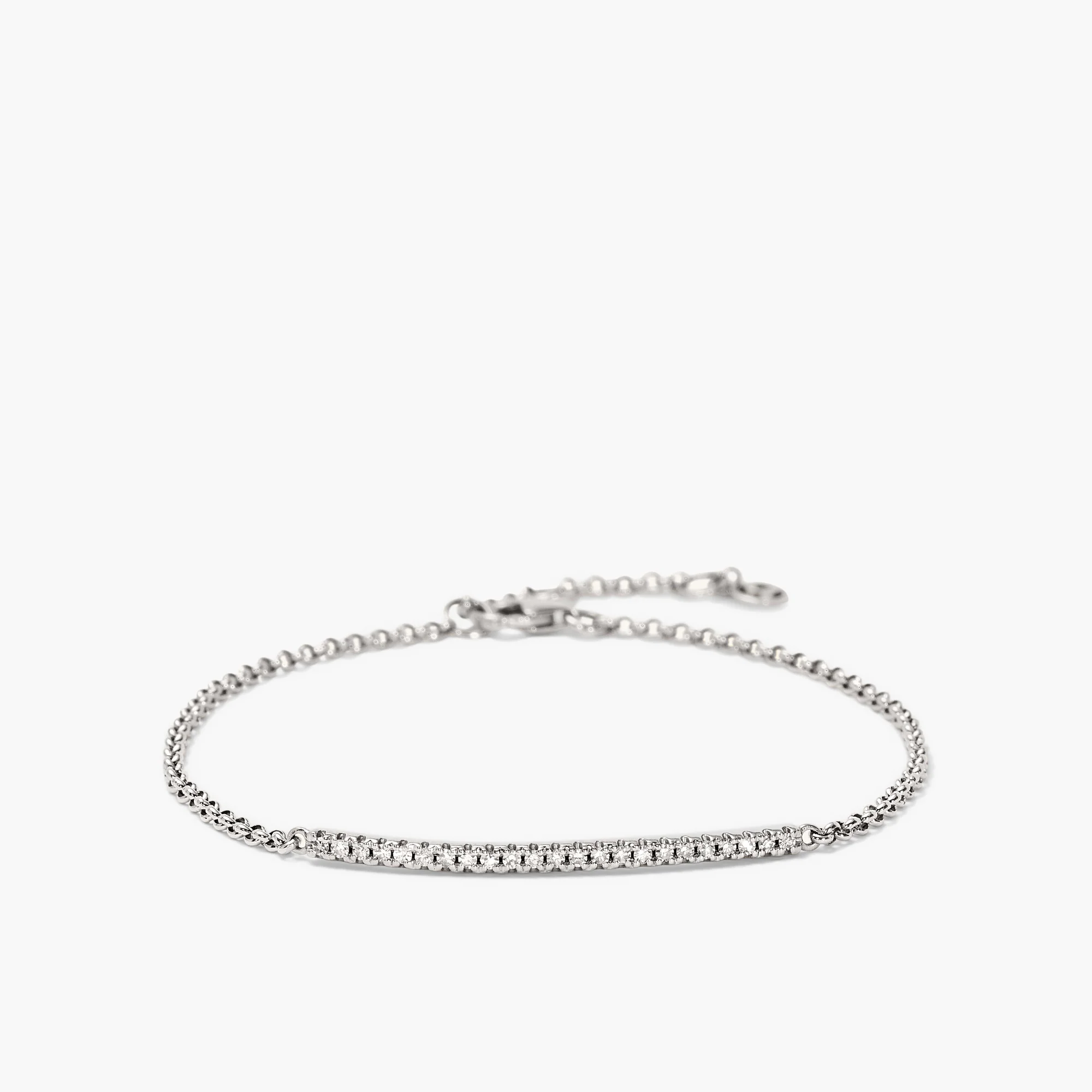 Pave Diamond Bar Bracelet - Image 14