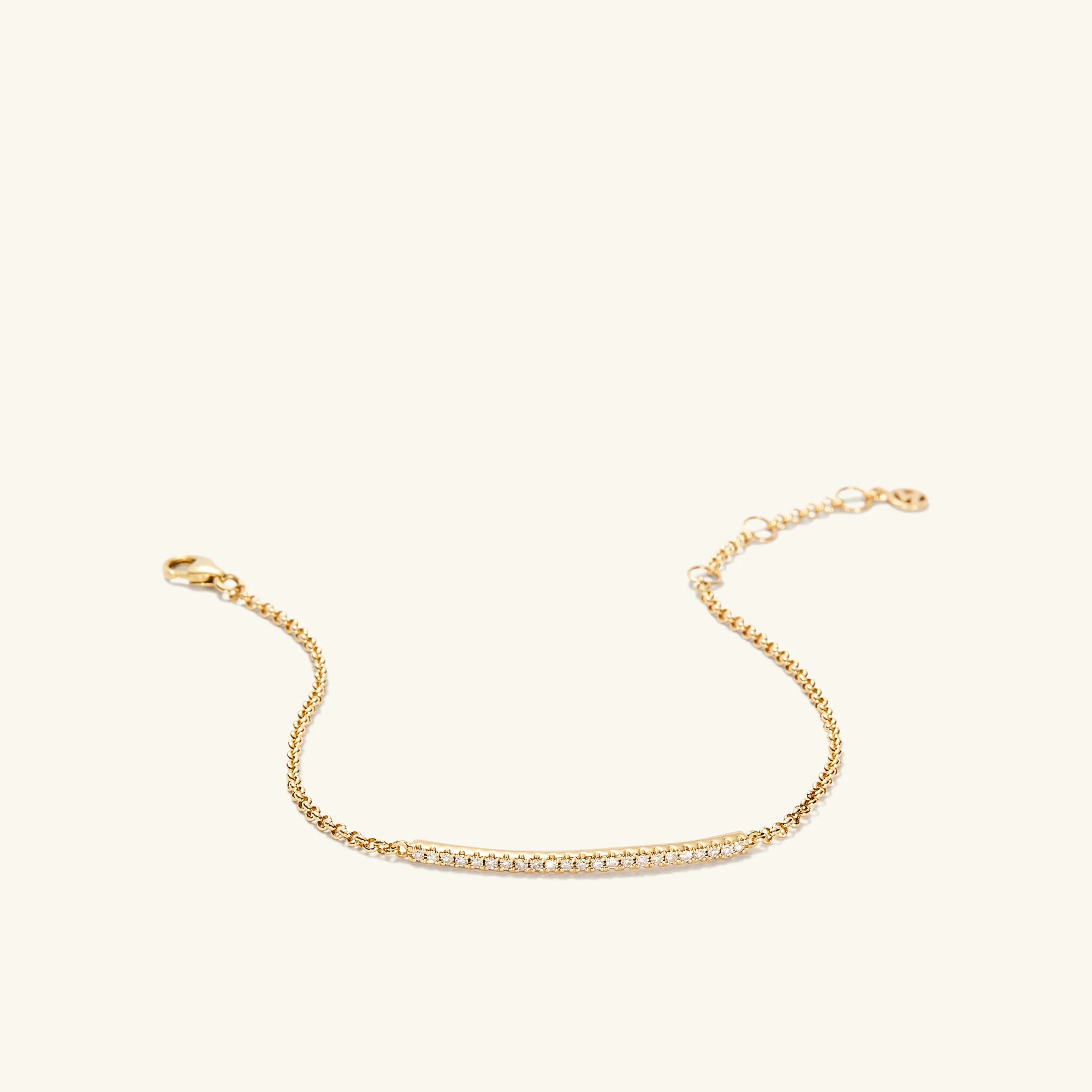 Pave Diamond Bar Bracelet - Image 16