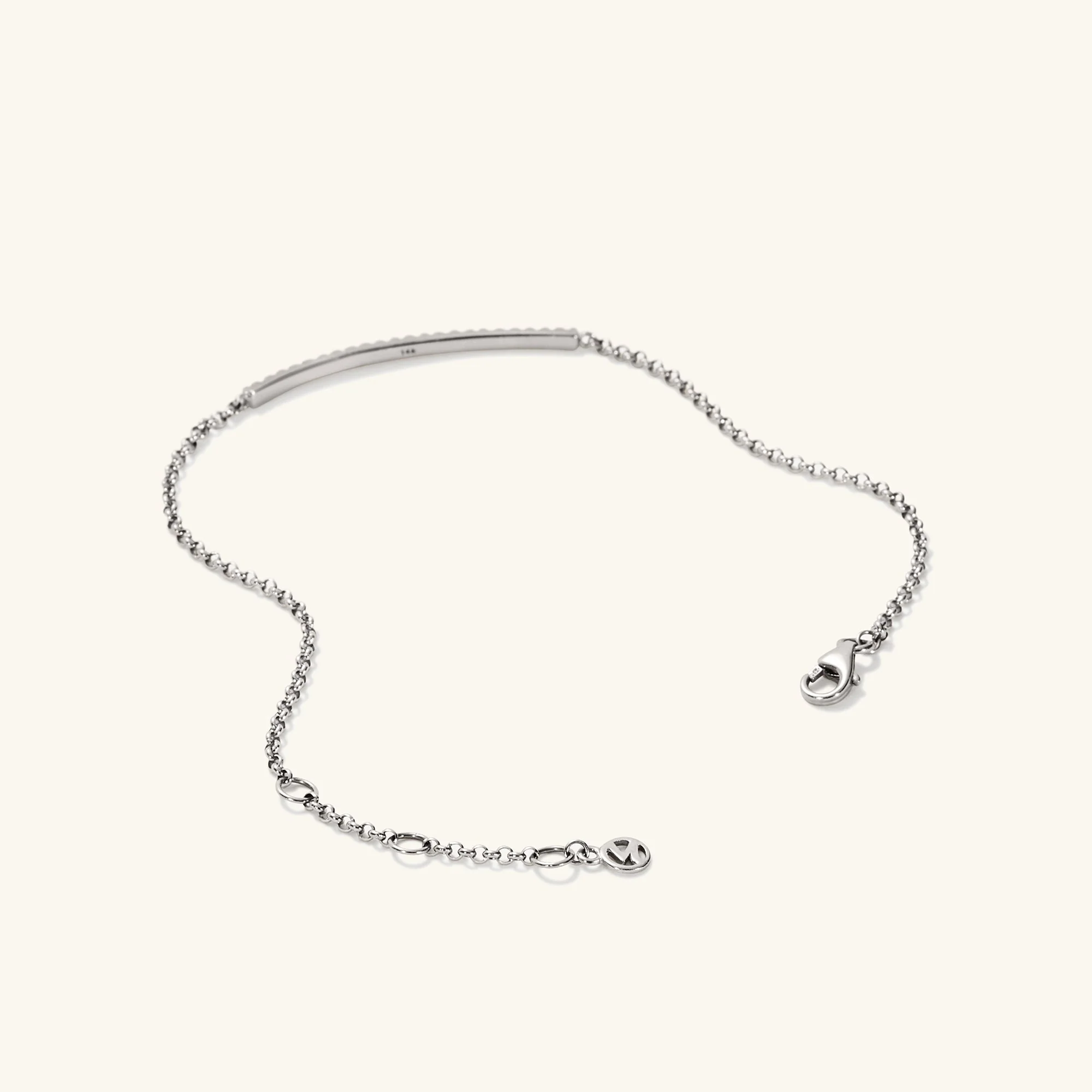 Pave Diamond Bar Bracelet - Image 21