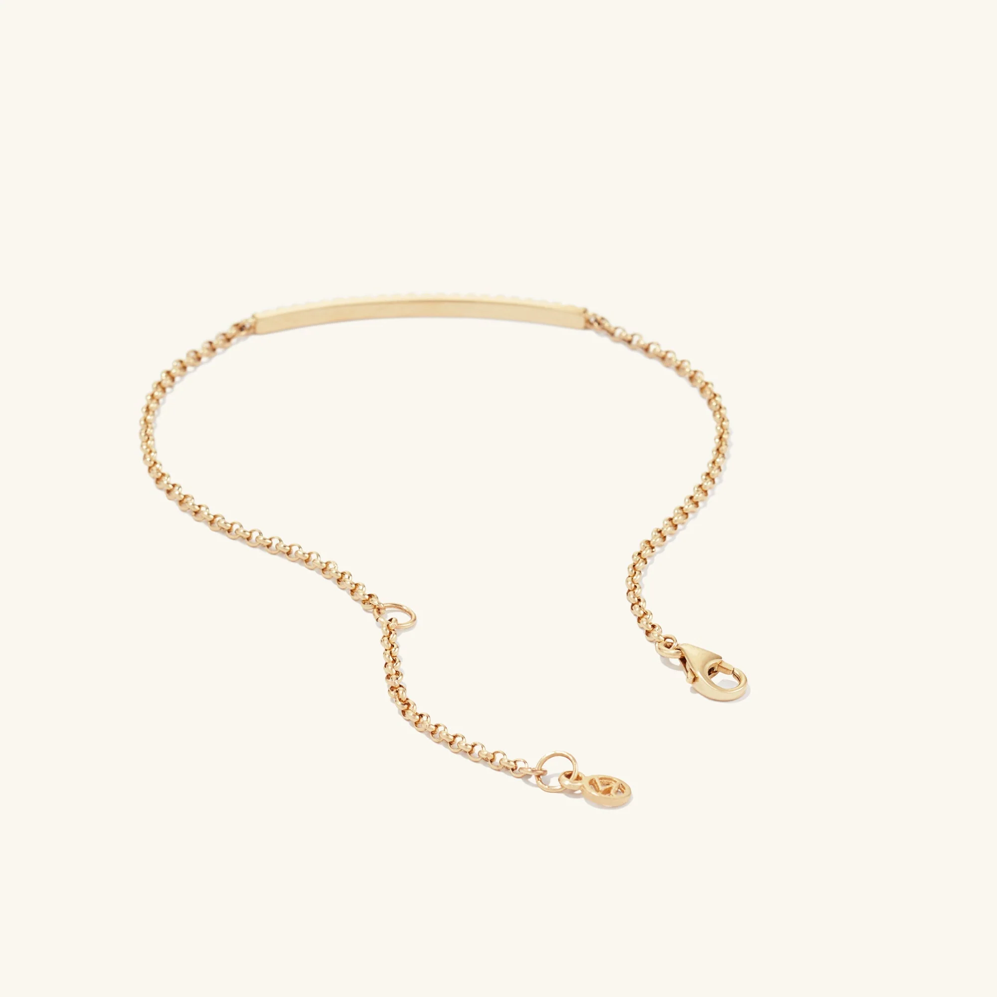 Pave Diamond Bar Bracelet - Image 23