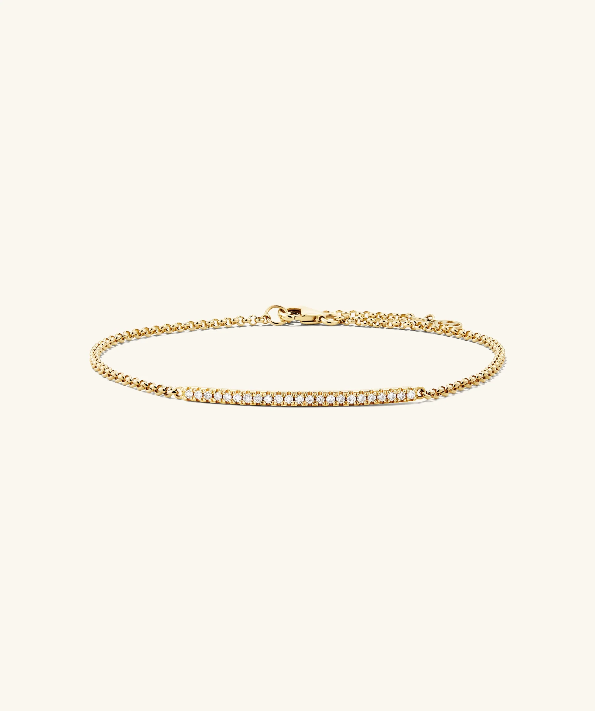 Pave Diamond Bar Bracelet - Image 28