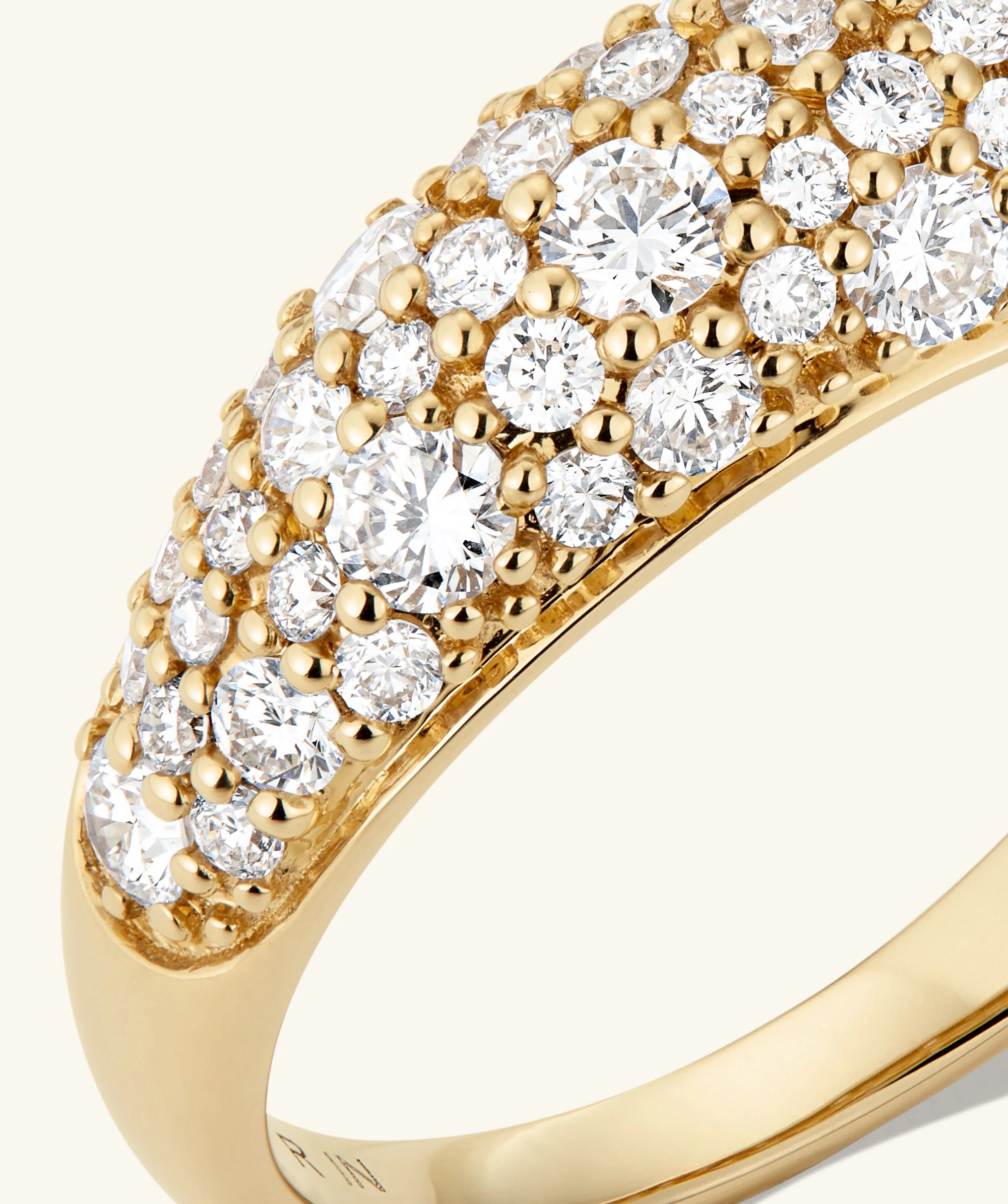Dôme Pavé Lab Grown Diamond Ring - Image 7