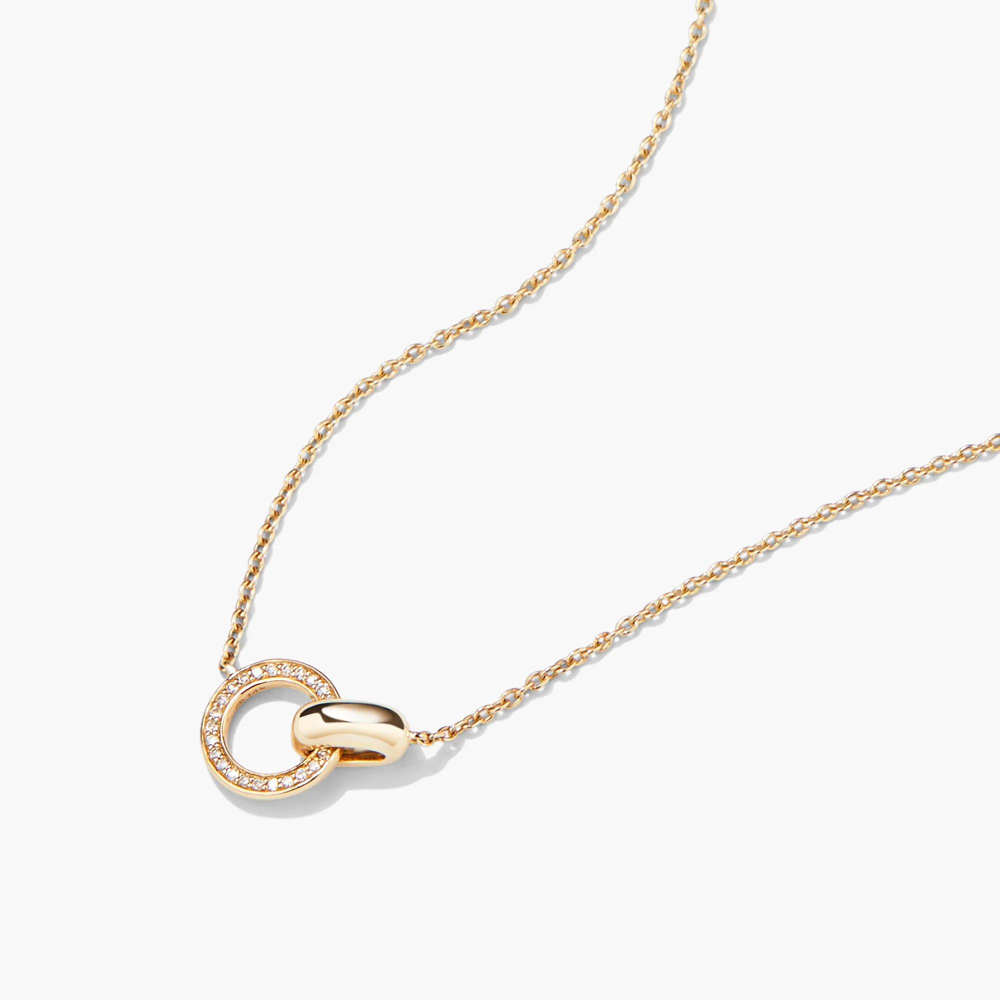 Pavé Diamond Linked Necklace - Image 5