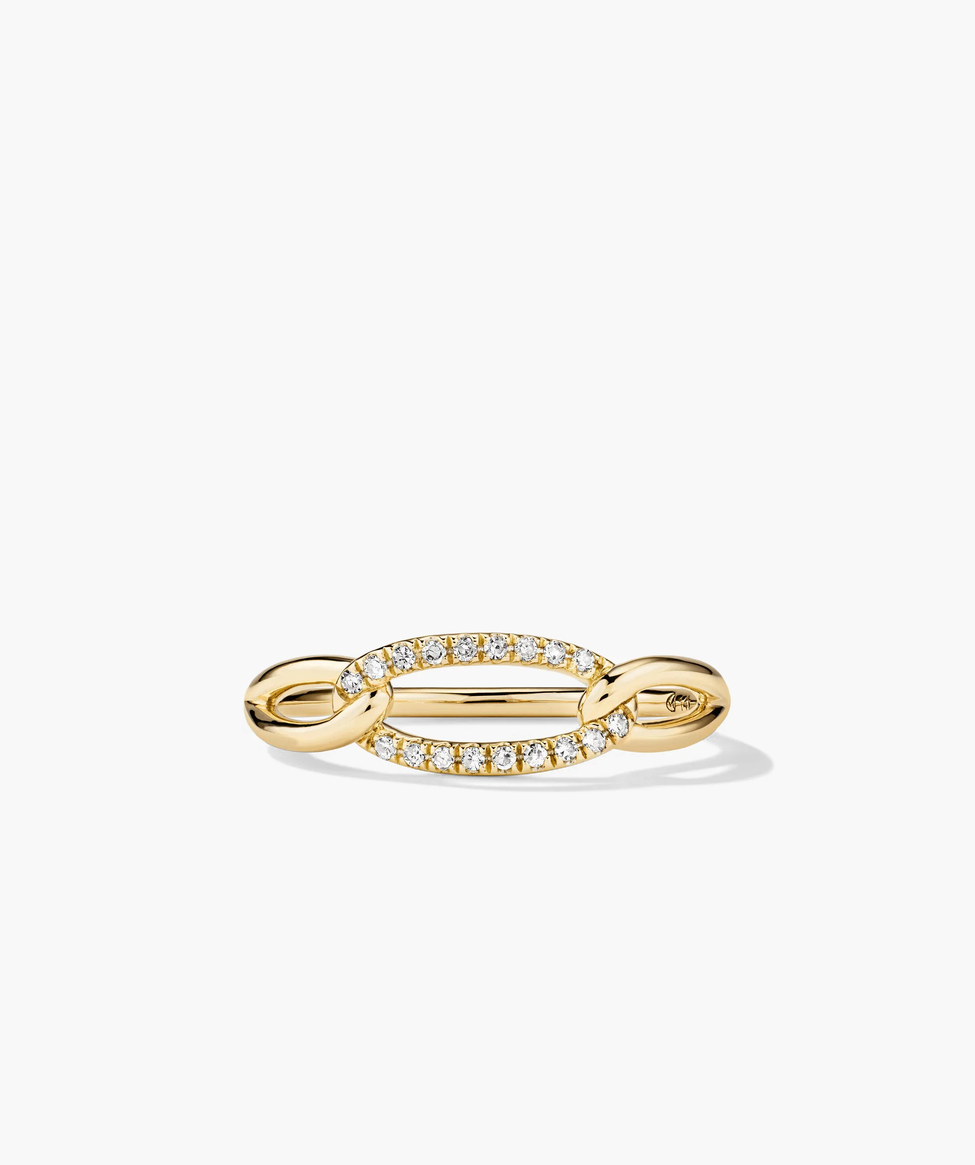 Pavé Diamond Oversized Curb Ring - Image 5