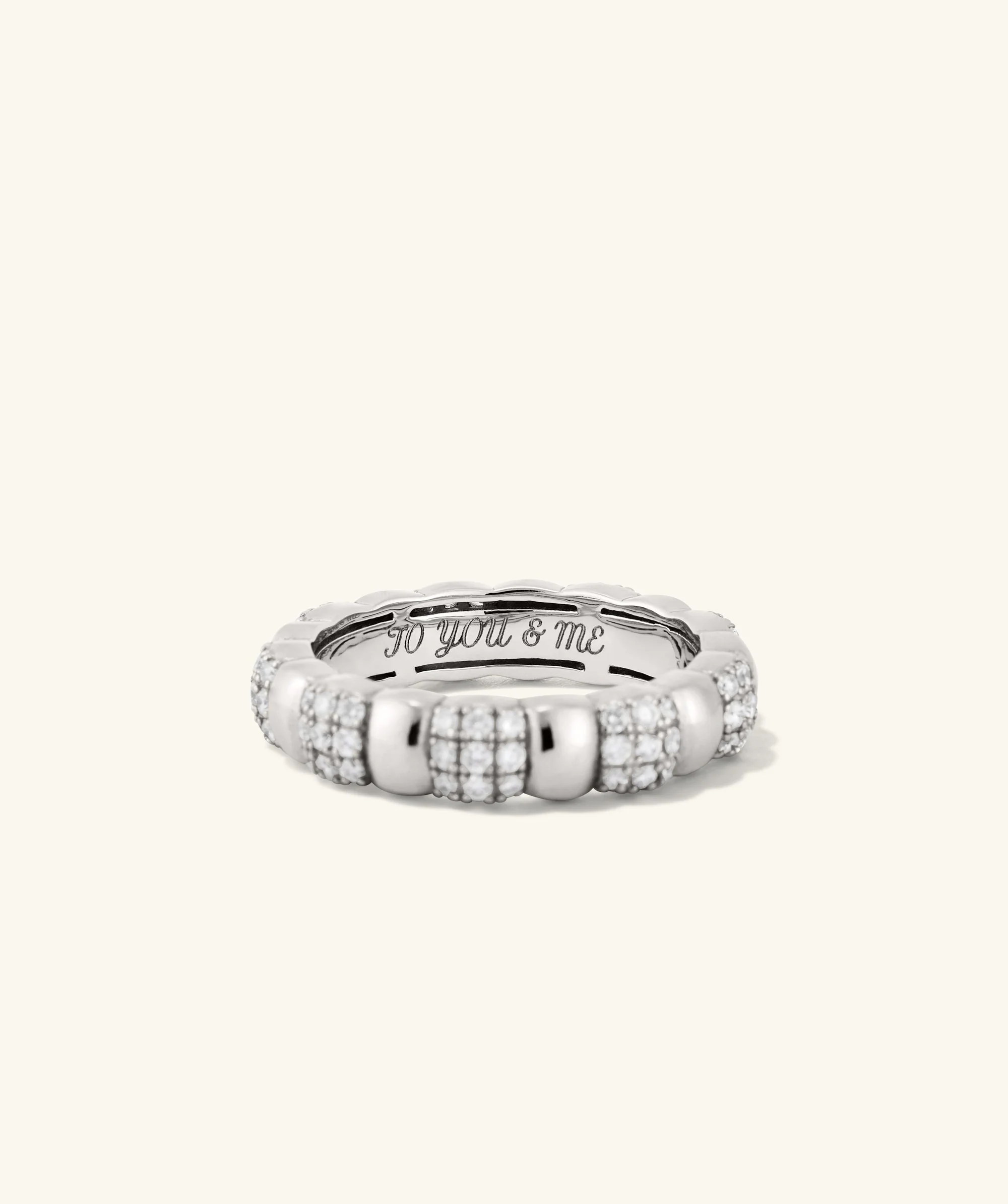 Pavé Diamond Soft Charlotte Ring - Image 14