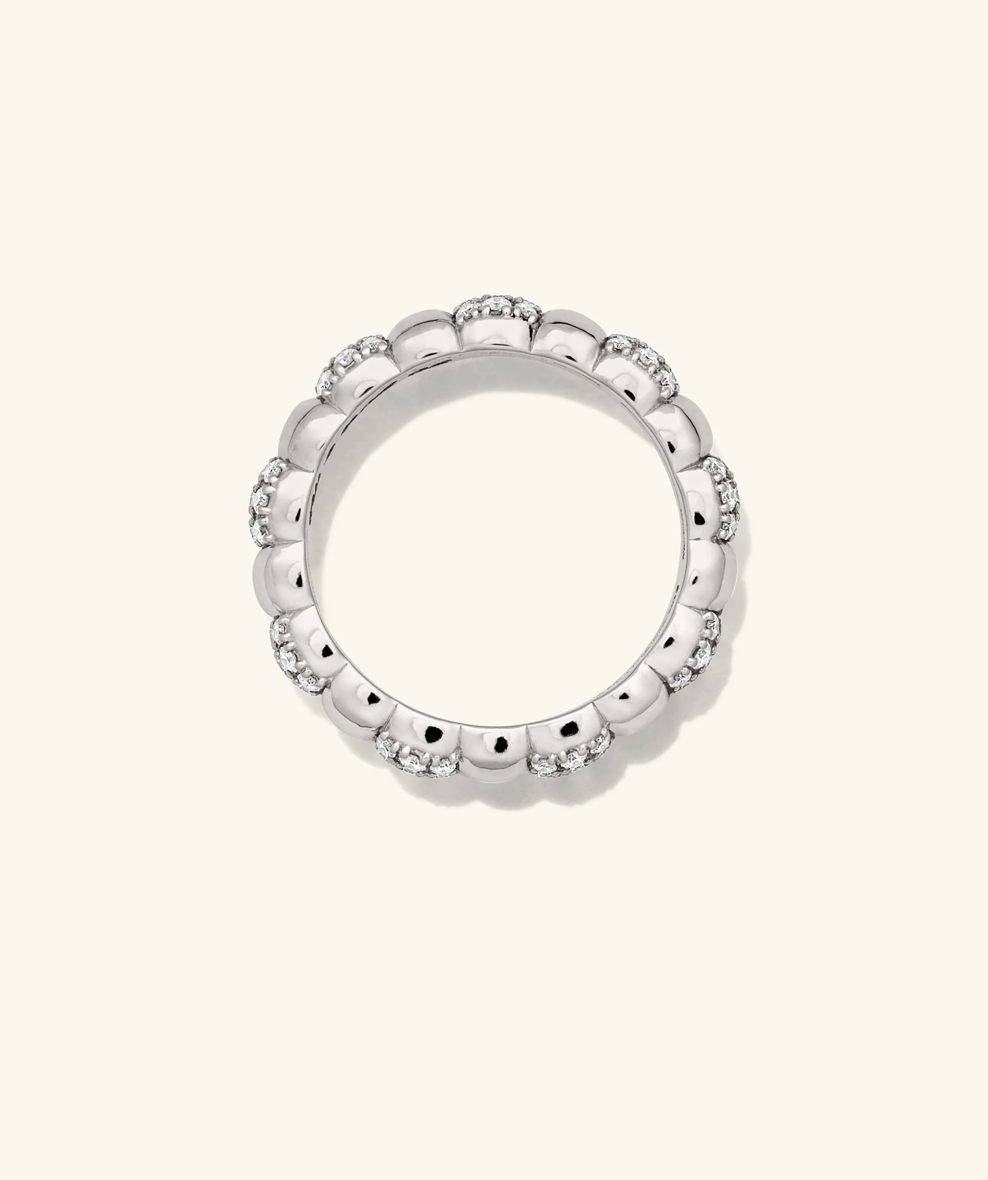 Pavé Diamond Soft Charlotte Ring - Image 15