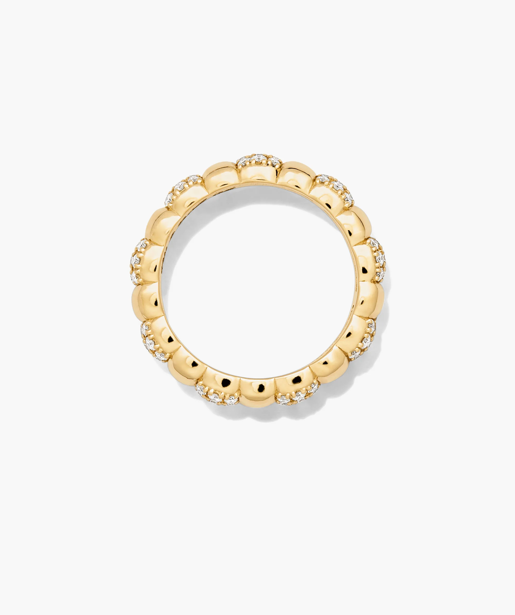 Pavé Diamond Soft Charlotte Ring - Image 5