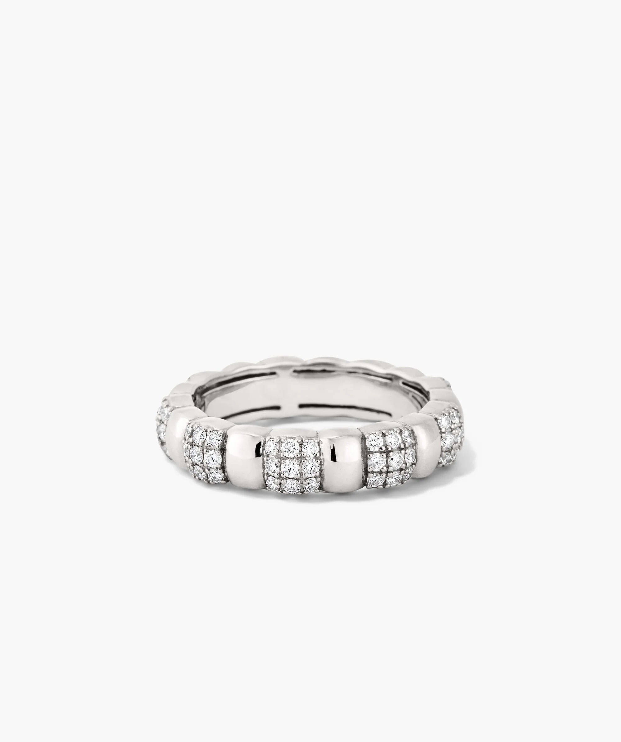 Pavé Diamond Soft Charlotte Ring - Image 6