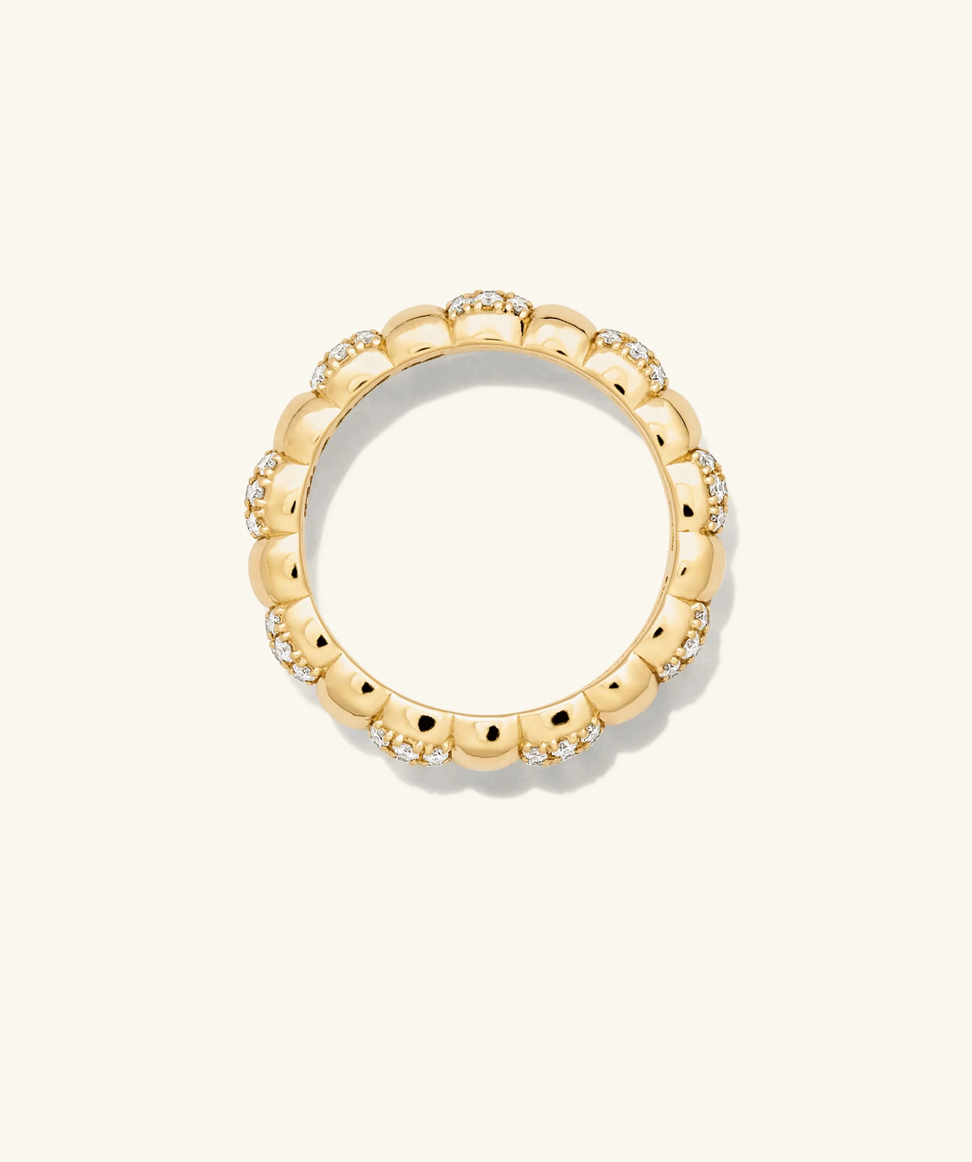 Pavé Diamond Soft Charlotte Ring - Image 8