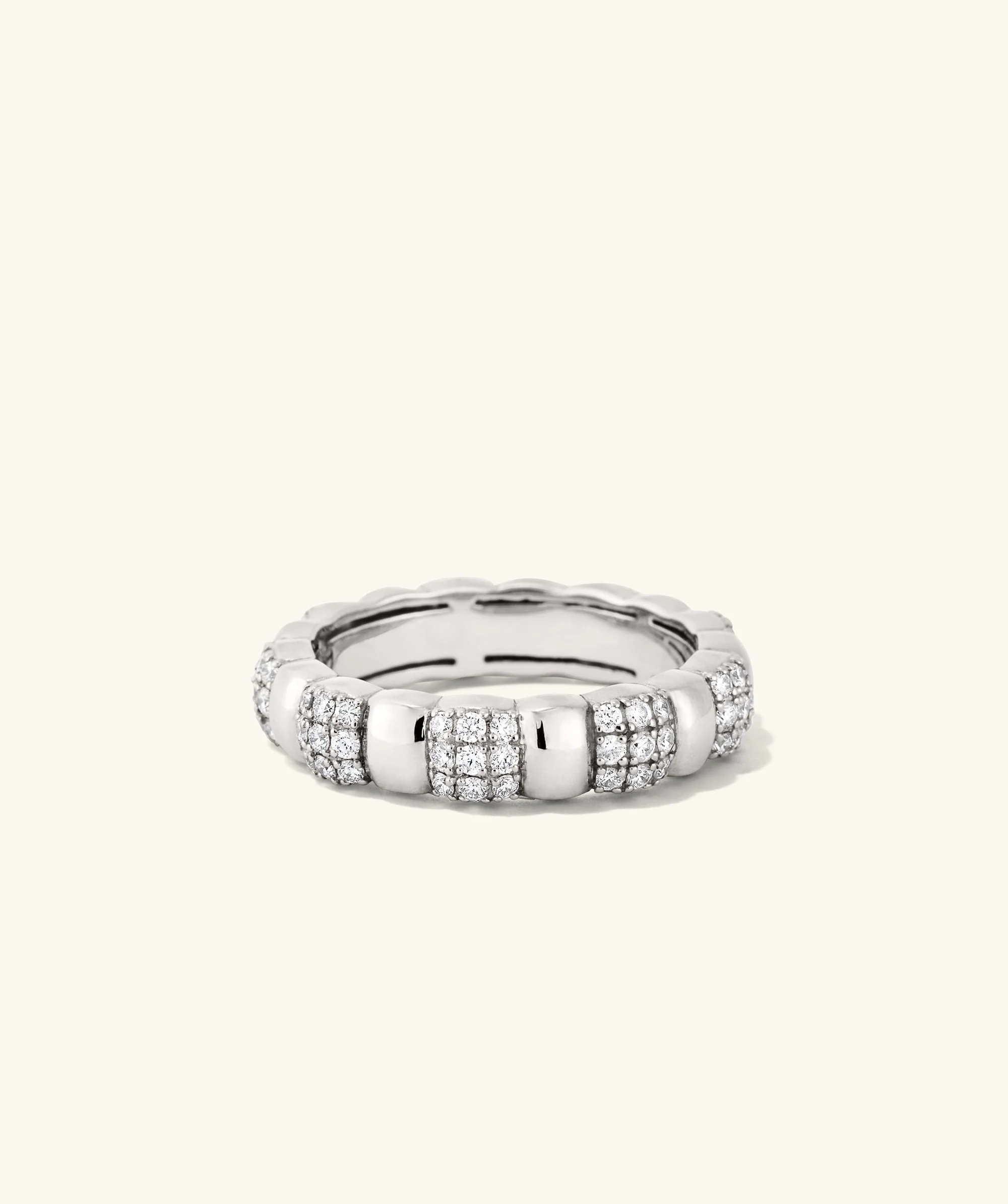 Pavé Diamond Soft Charlotte Ring - Image 9